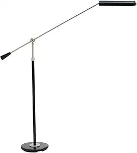 26-inch Grand Piano Black Satin Nickel LED Desk Lamp