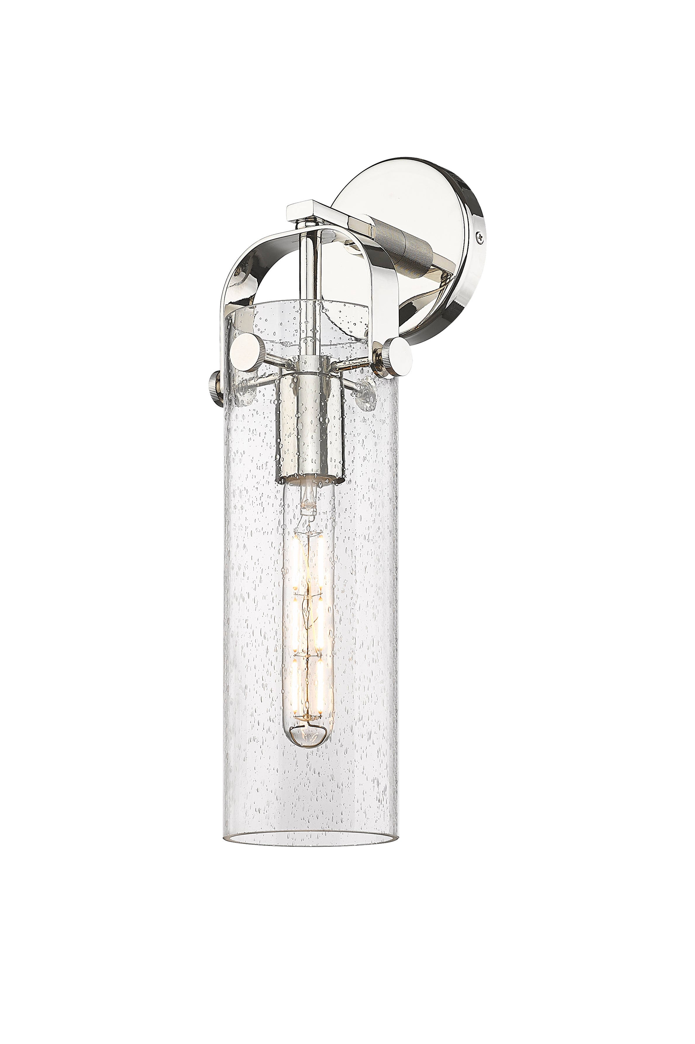 Downtown Urban Sconce Brass Glass Steel