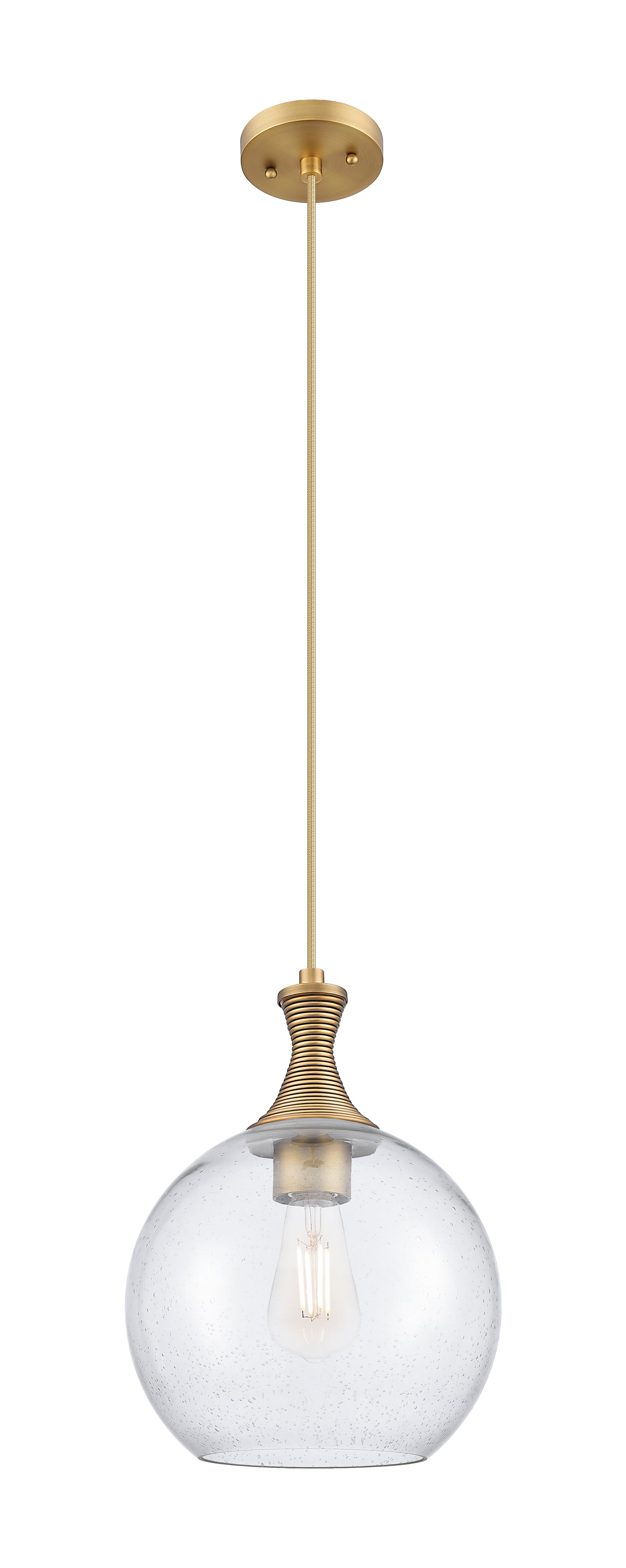 Ballston Mini Pendant Brushed Brass Finish