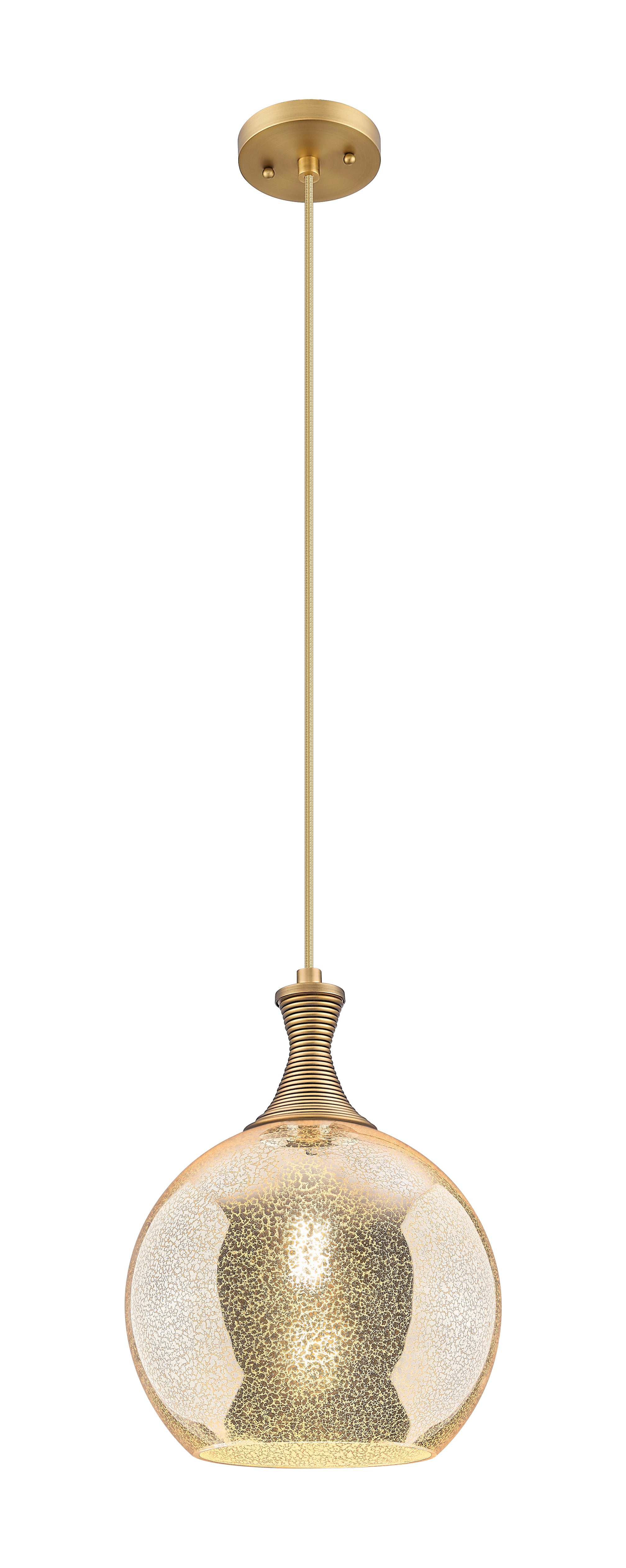 Ballston Mini Pendant Brushed Brass Finish