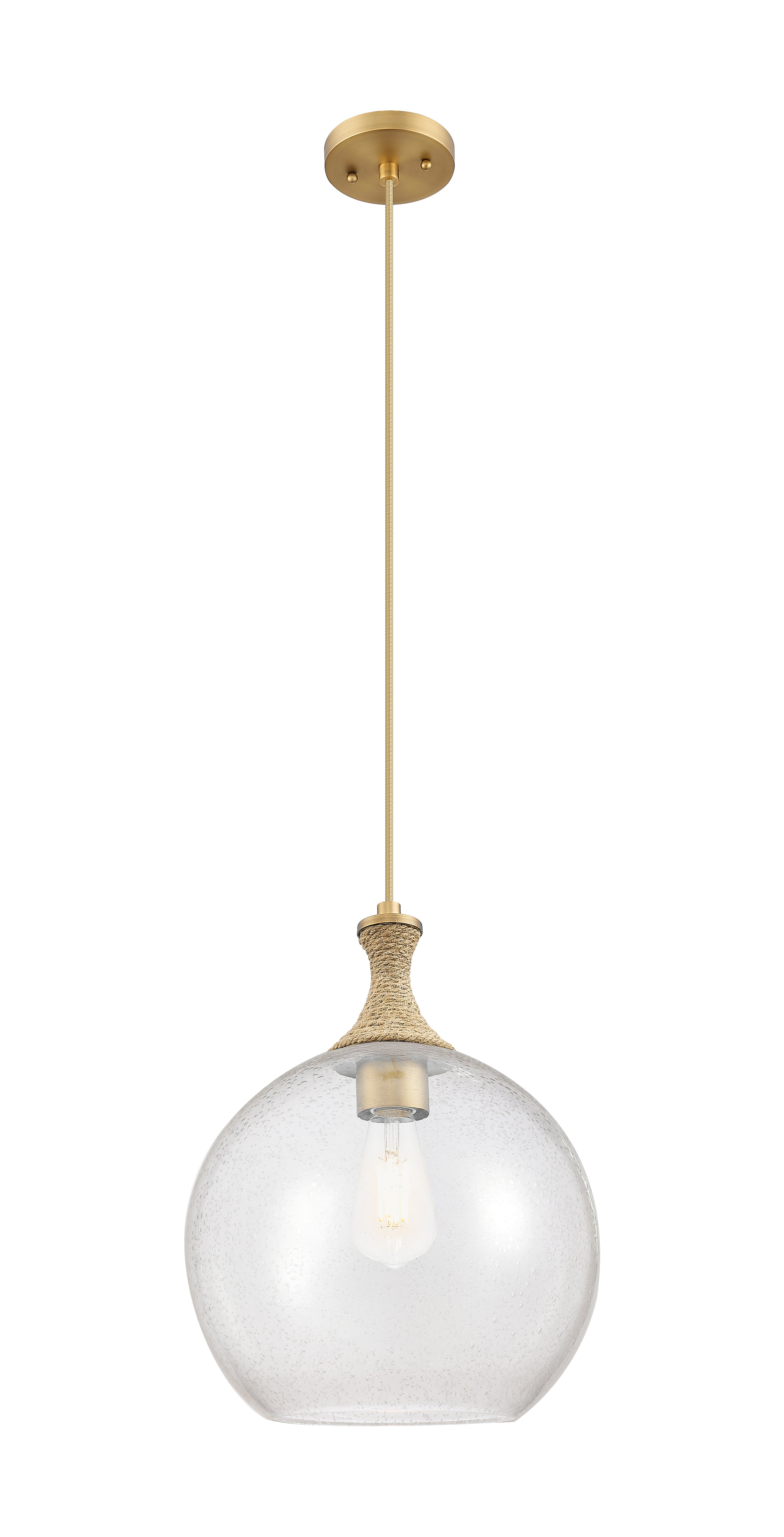 Ballston Mini Pendant Brushed Brass Finish