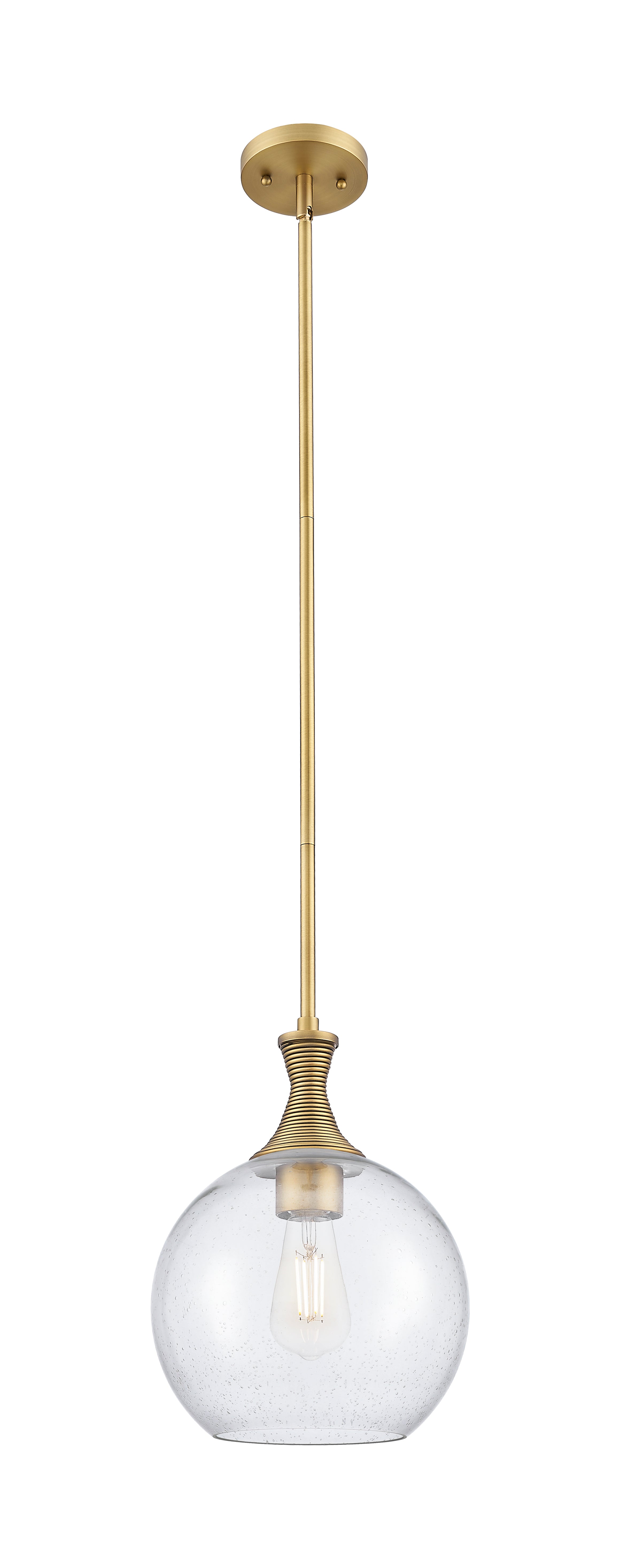 Ballston Mini Pendant Brushed Brass Finish