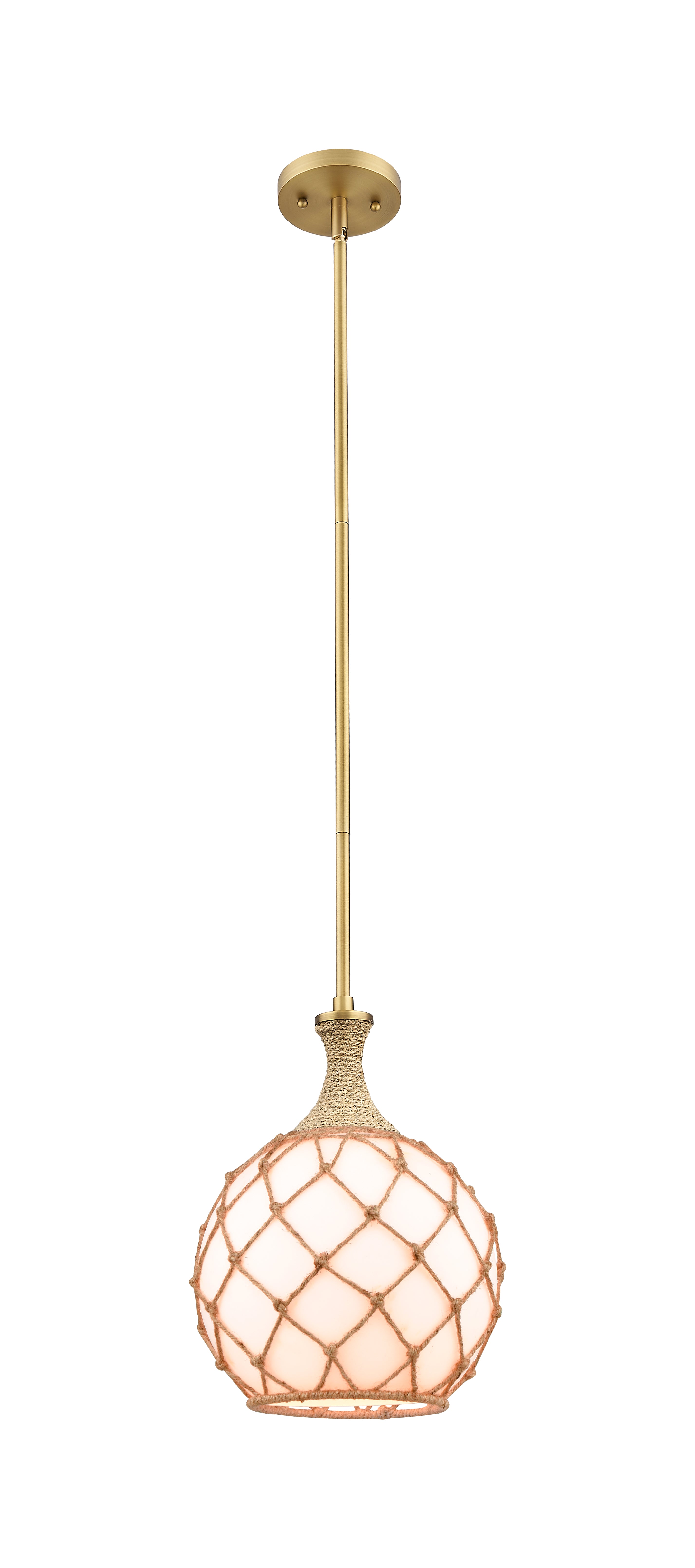 Ballston Mini Pendant Brushed Brass 10 Inch