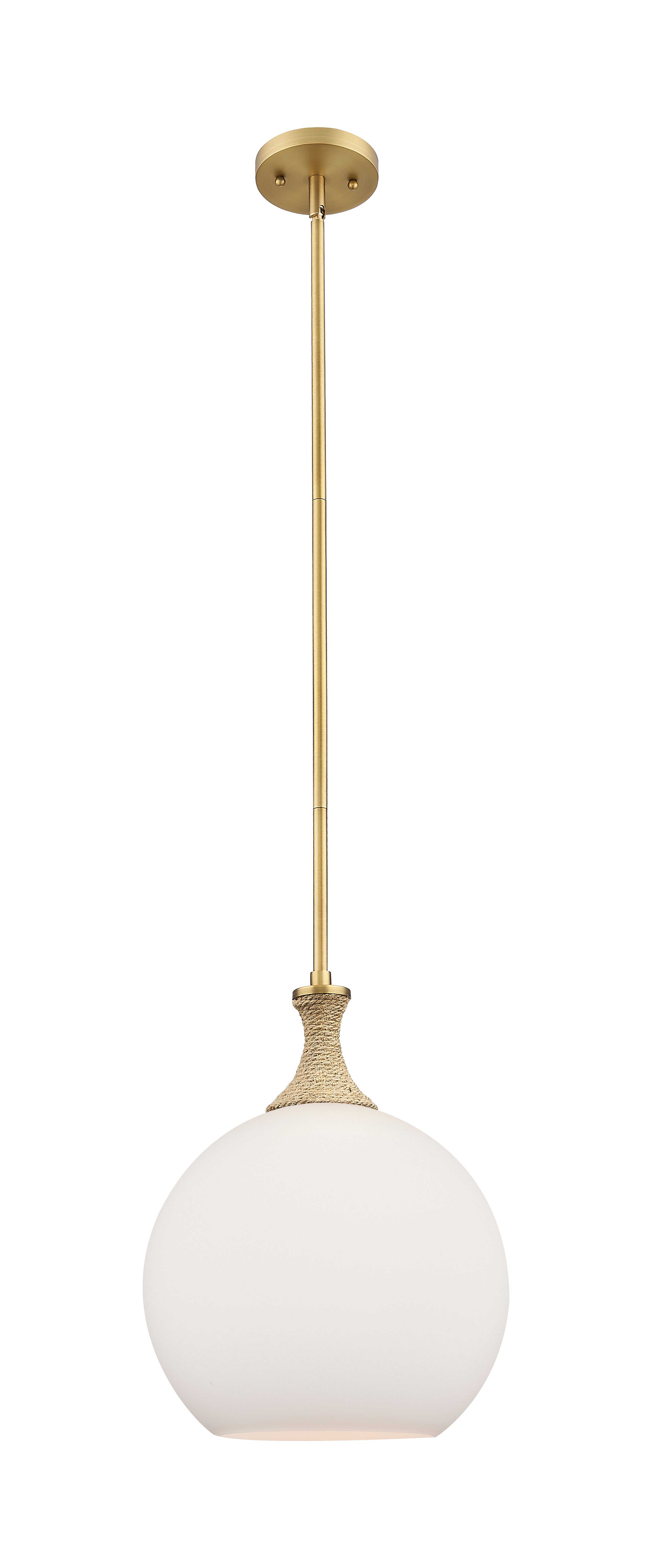 Ballston Mini Pendant Brushed Brass Finish
