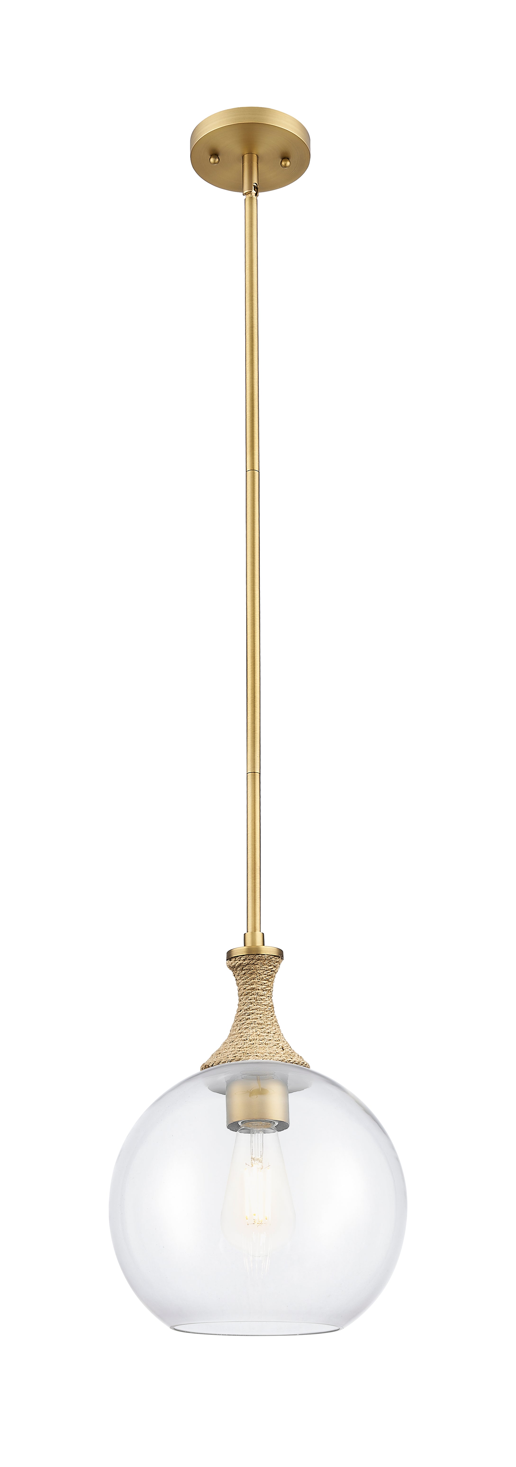 Ballston Mini Pendant Brushed Brass Dimmable