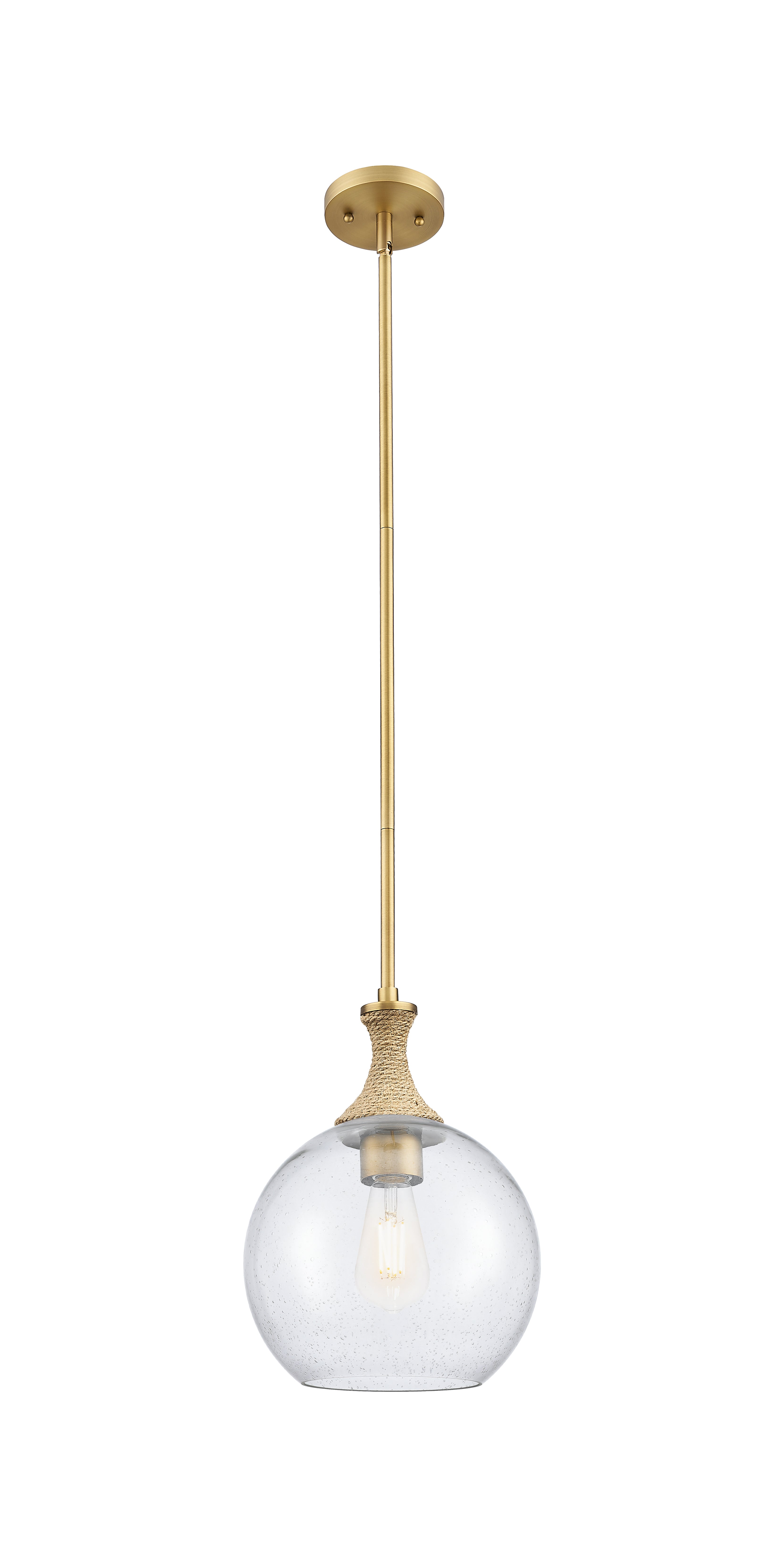 Ballston Mini Pendant Brushed Brass Dimmable