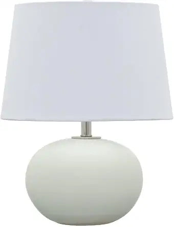 17-inch Scatchard Oatmeal Table Lamp