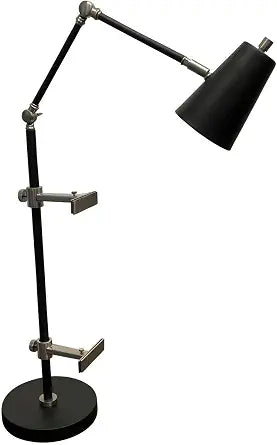 32-inch River North Black Satin Nickel LED Task Lamp