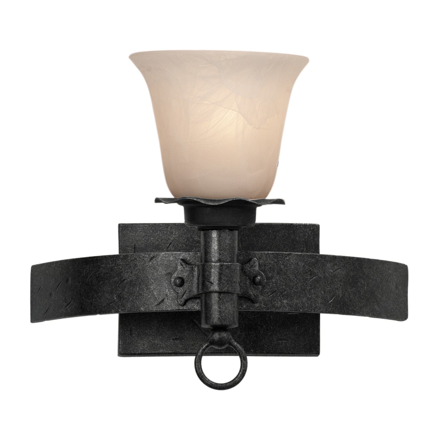 13'' Americana 1 Light Black Vanity Light
