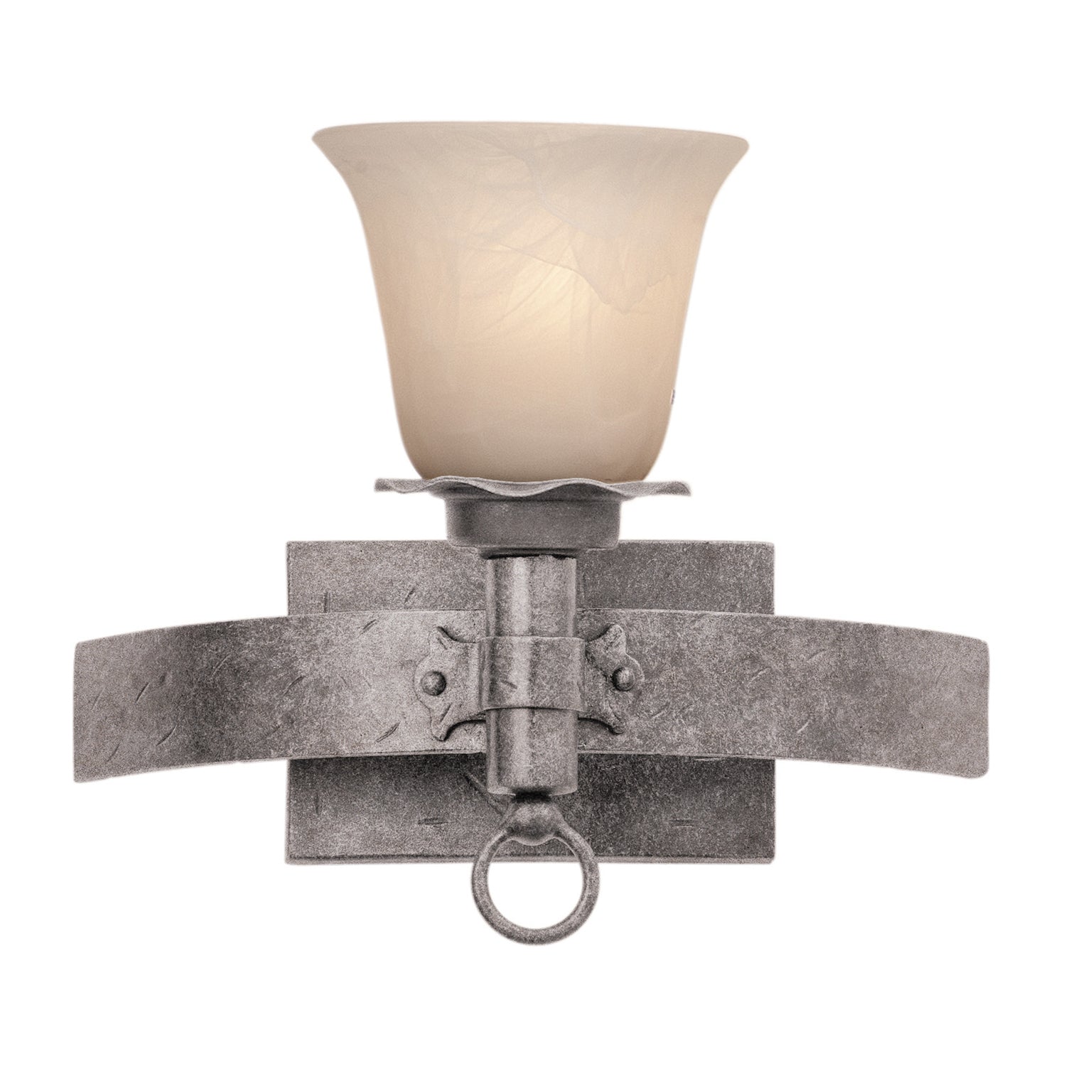 13'' Americana 1 Light Country Iron Vanity Light