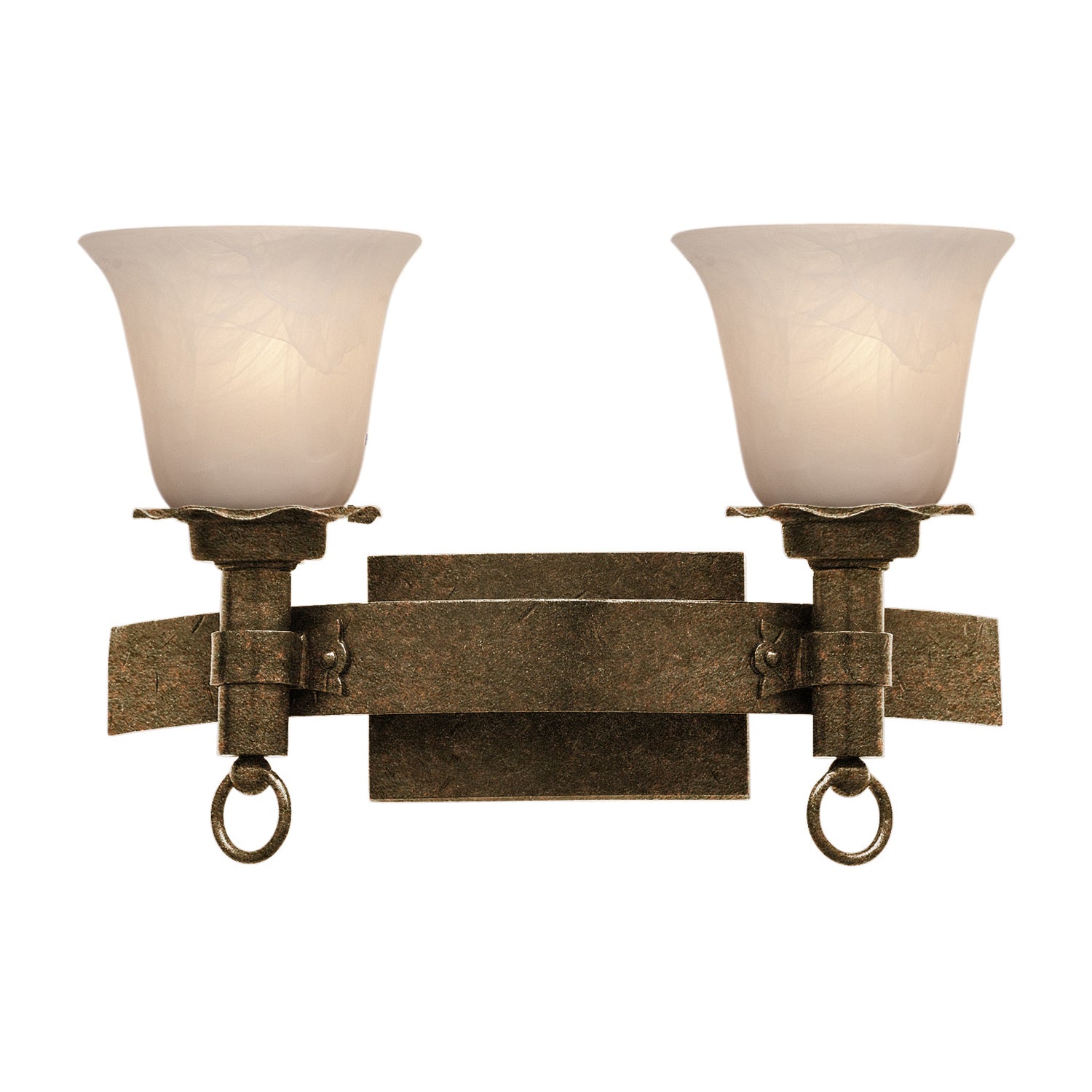 17'' Americana 2 Light Antique Copper Vanity Light
