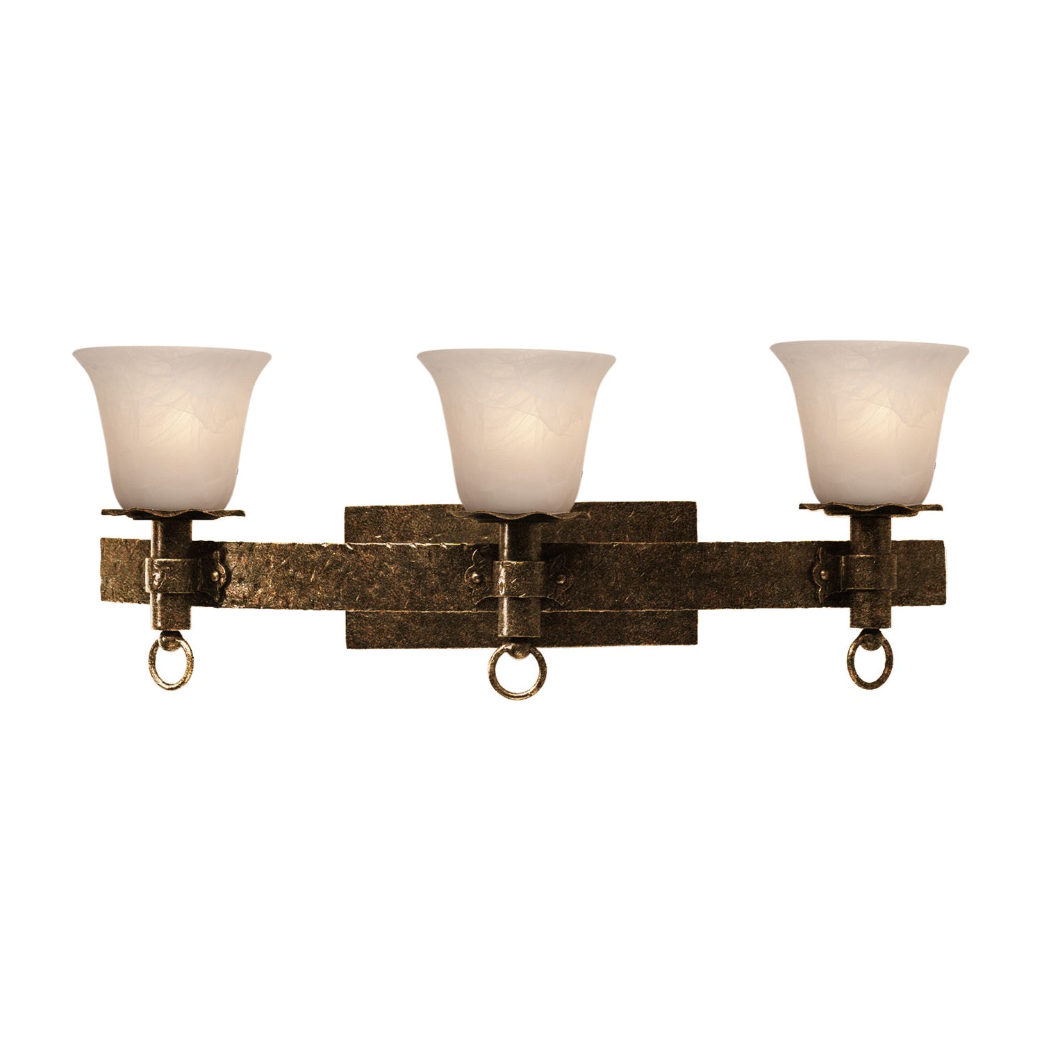 26.5'' Americana 3 Light Antique Copper Vanity Light