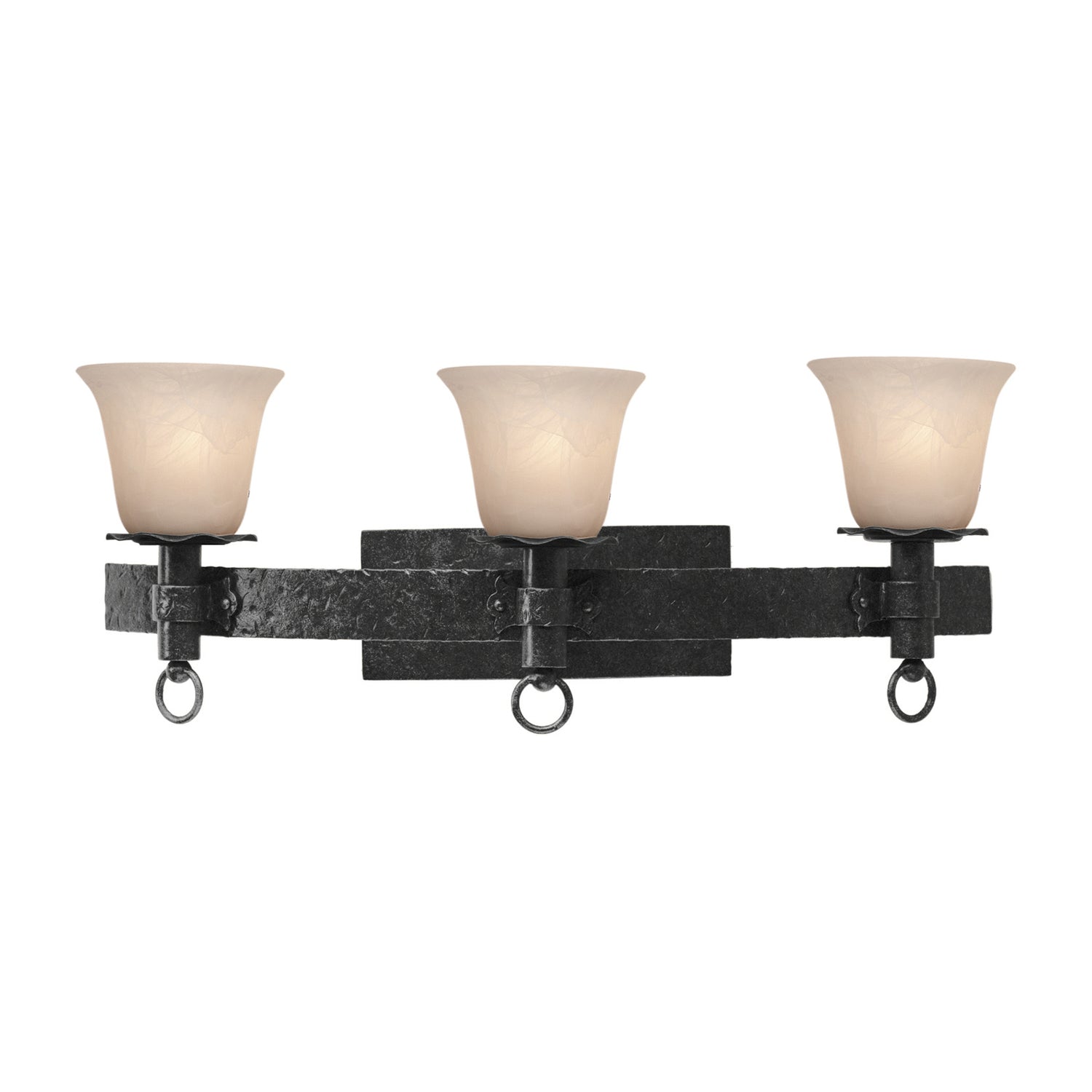 26.5'' Americana 3 Light Black Vanity Light