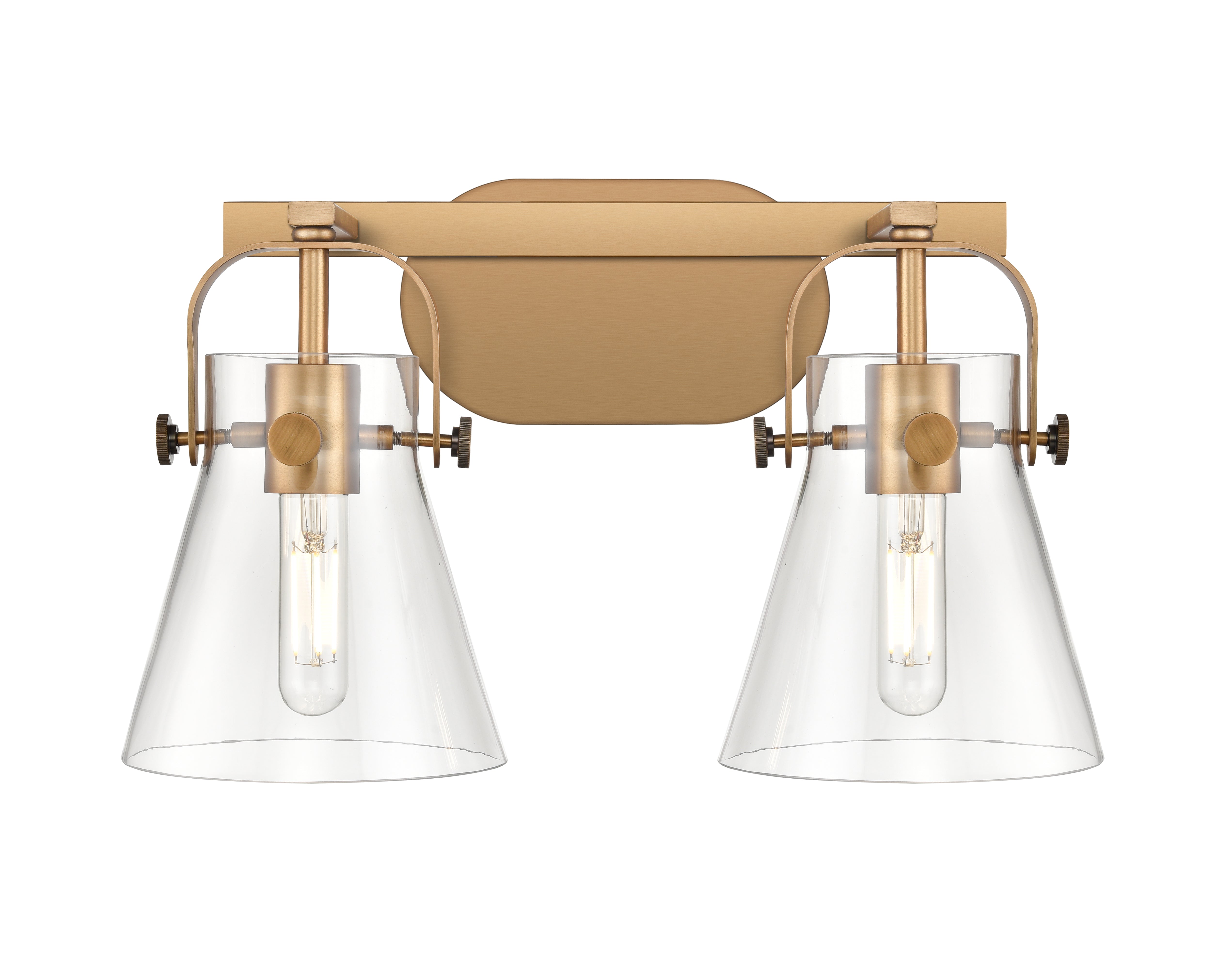 Downtown Urban Bath Vanity Light Cast Brass