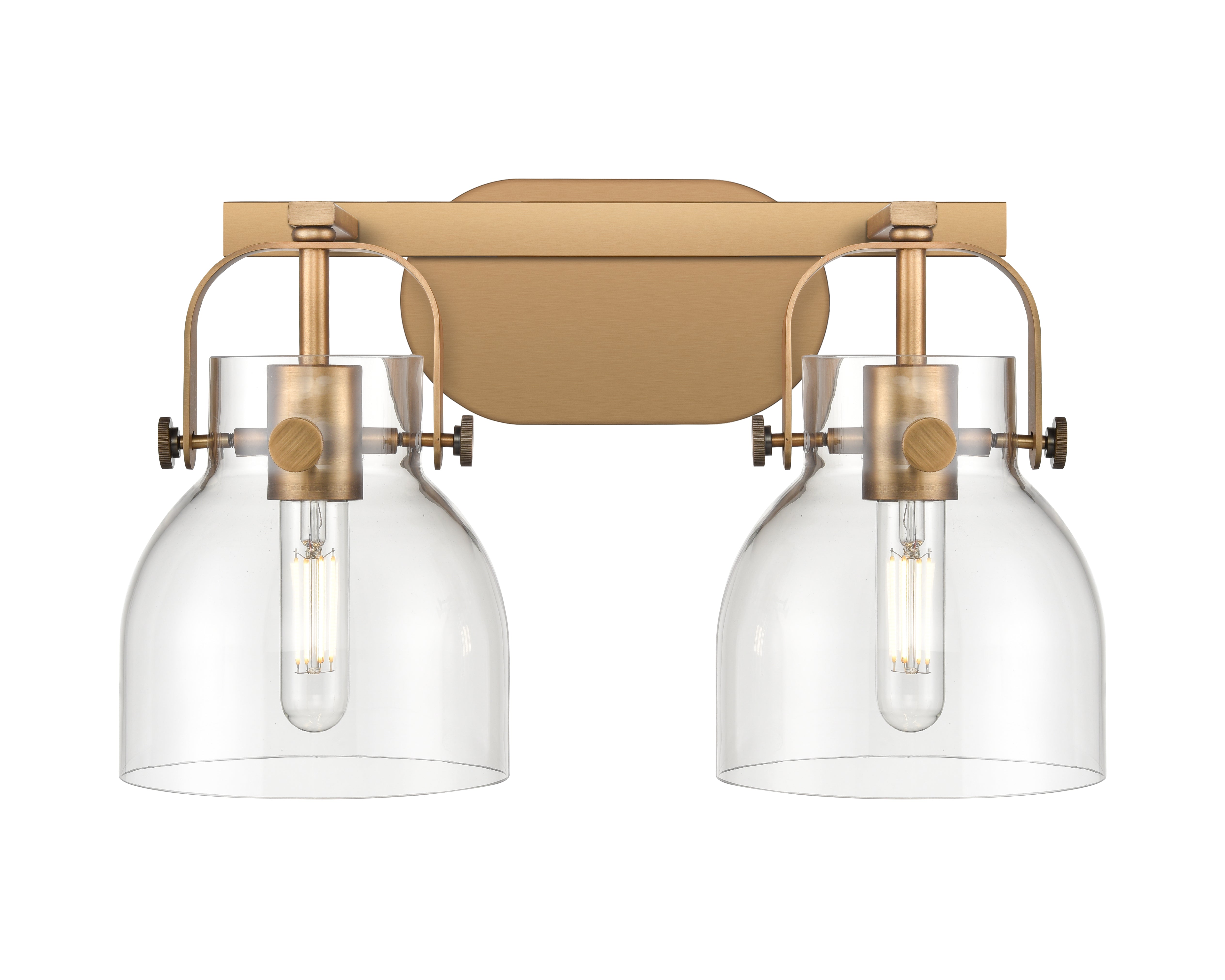 Downtown Urban Bath Vanity Light Cast Brass