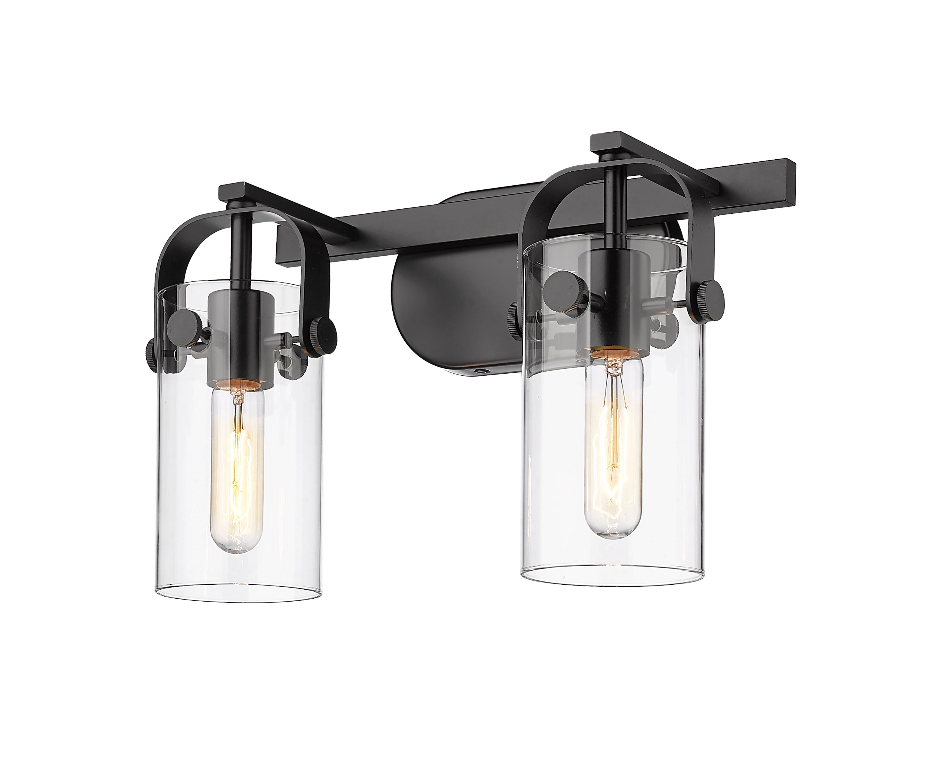 Downtown Urban Sconce Cast Brass Glass