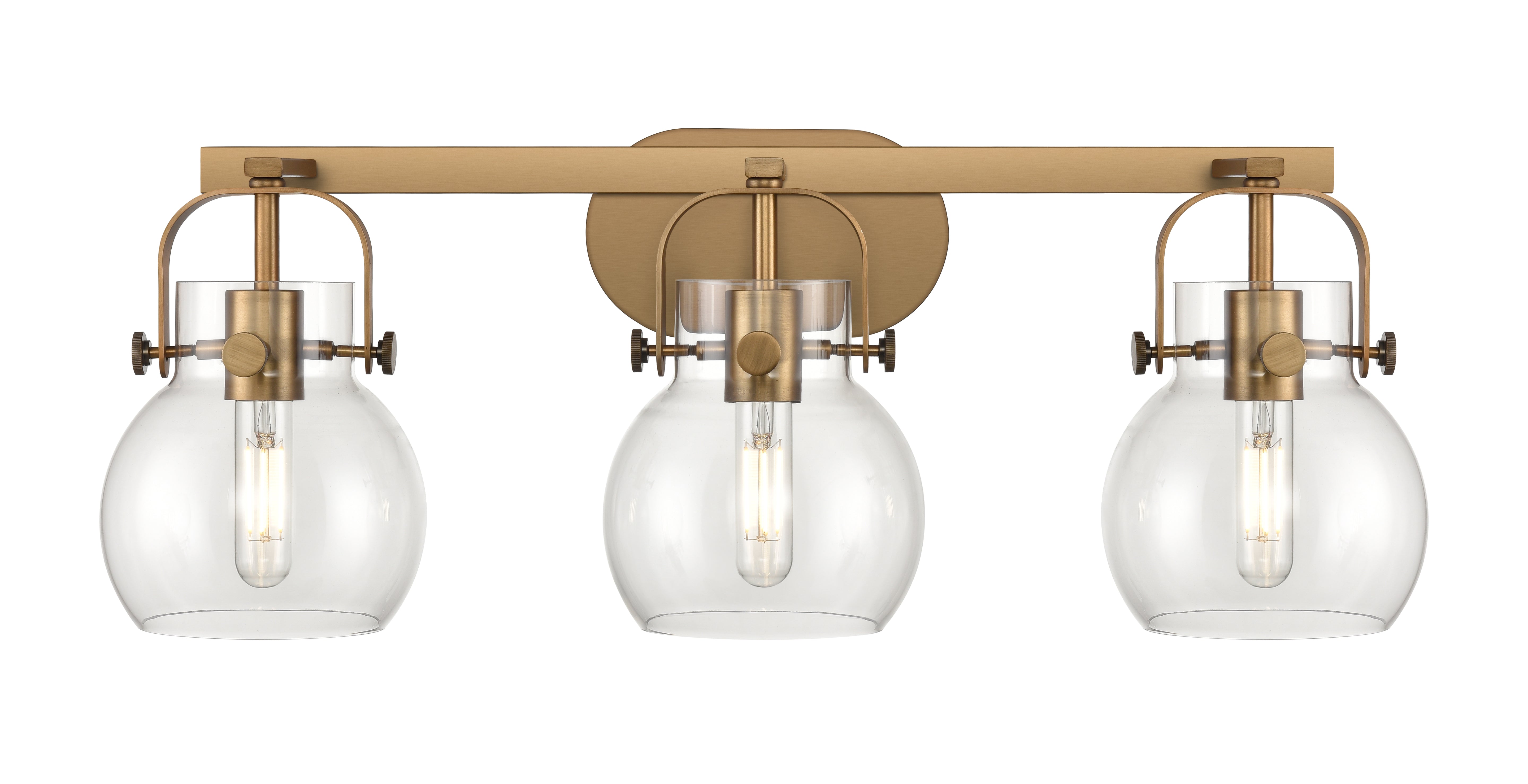 Downtown Urban Bath Vanity Light Cast Brass