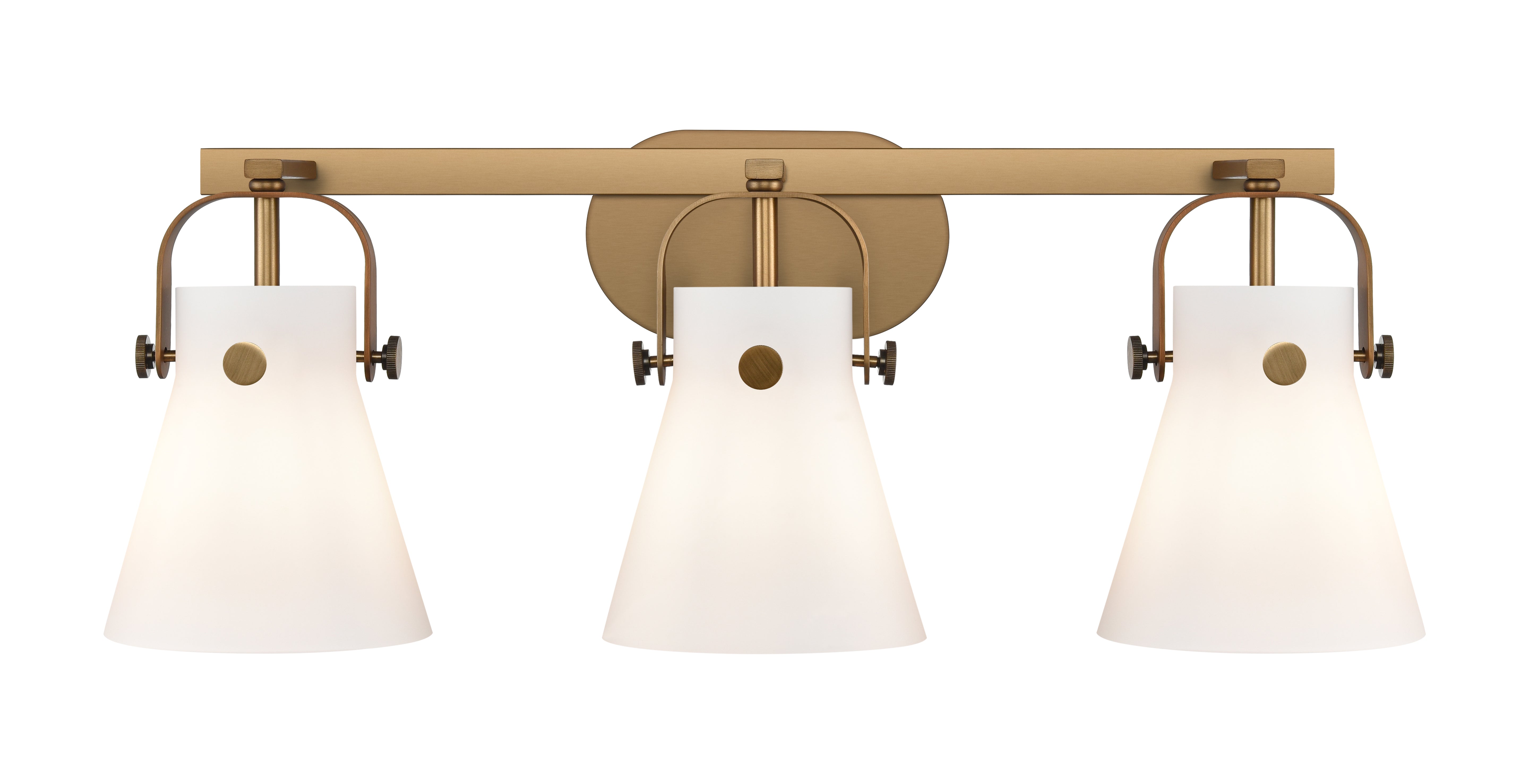 Downtown Urban Bath Vanity Steel Brass Light