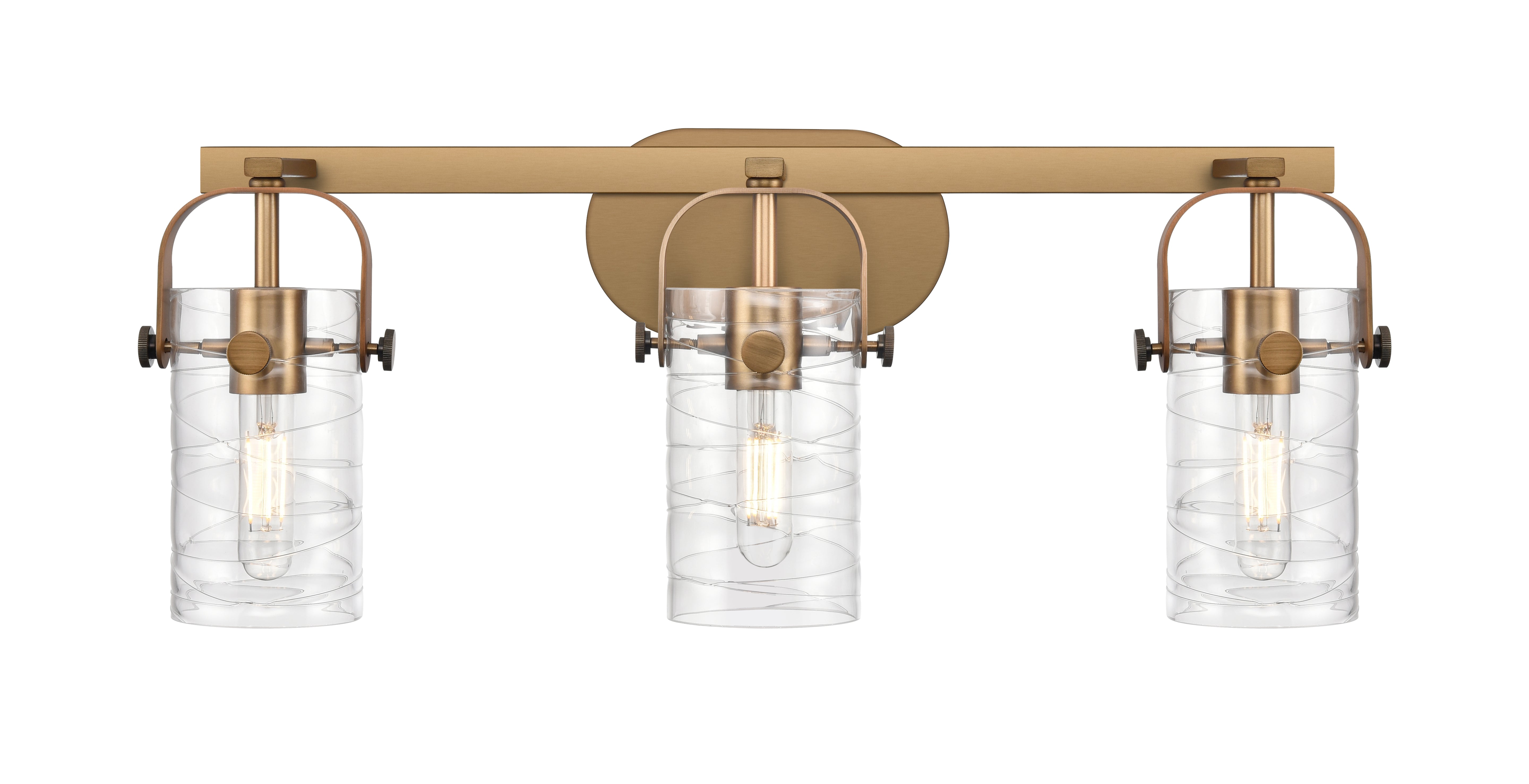 Downtown Urban Bath Vanity Glass Brass