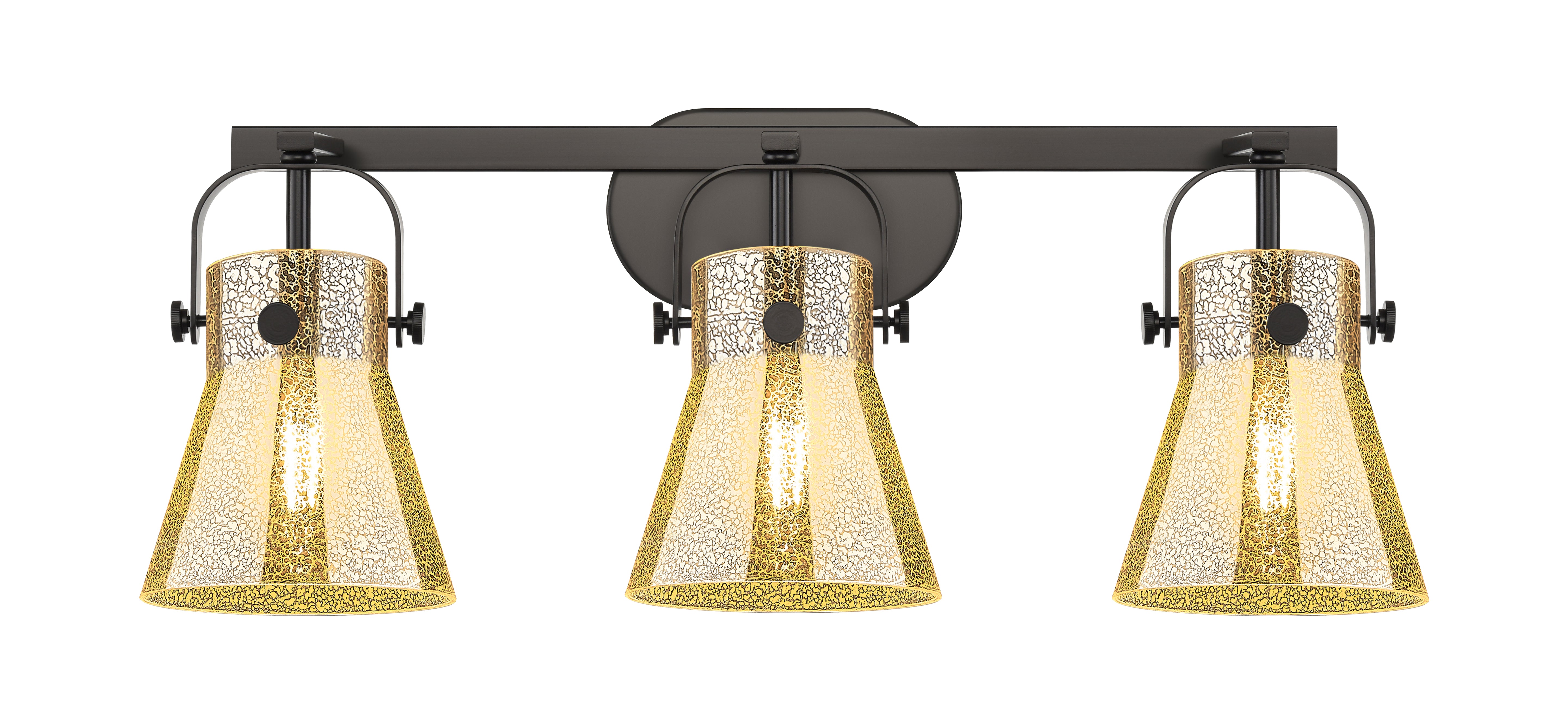Downtown Urban Bath Vanity Steel Brass Light