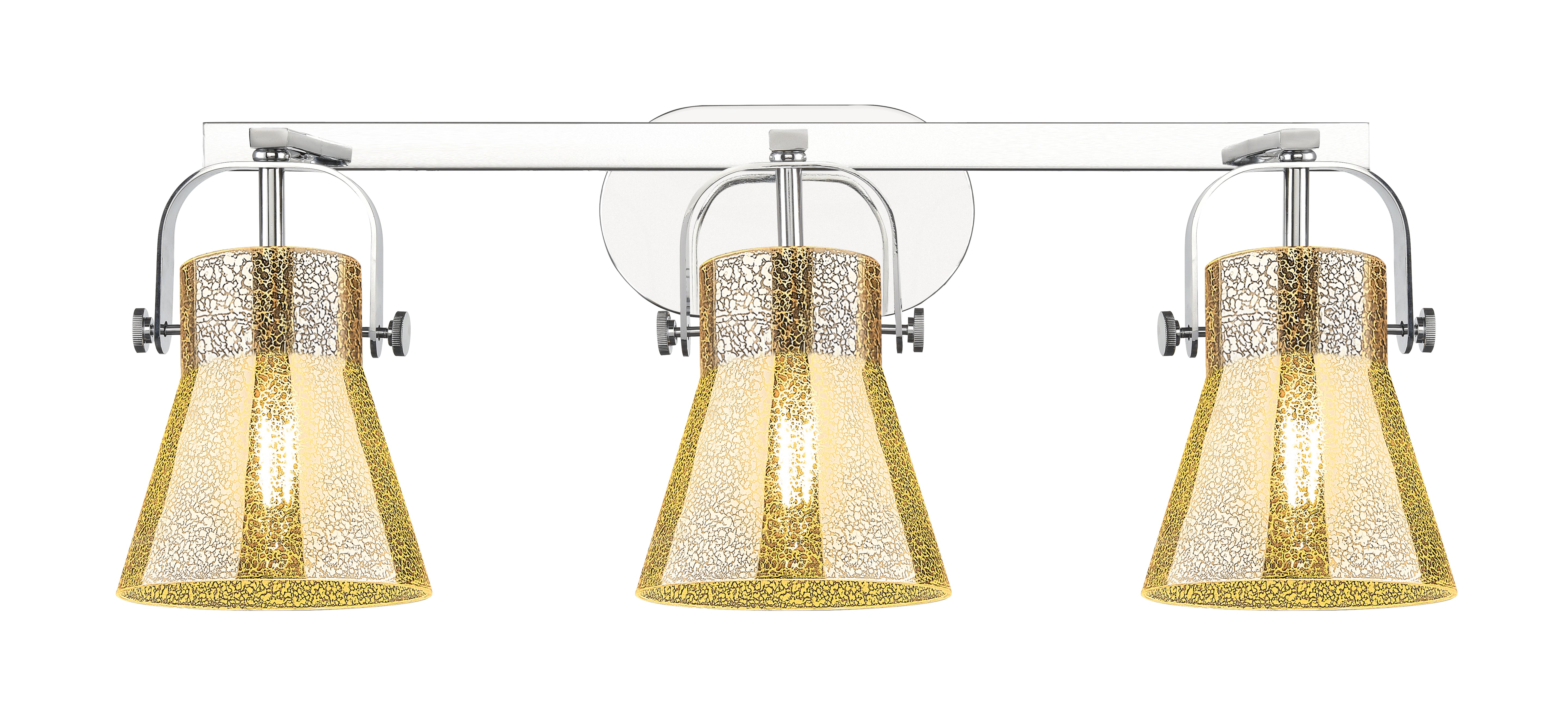 Downtown Urban Bath Vanity Steel Brass Light