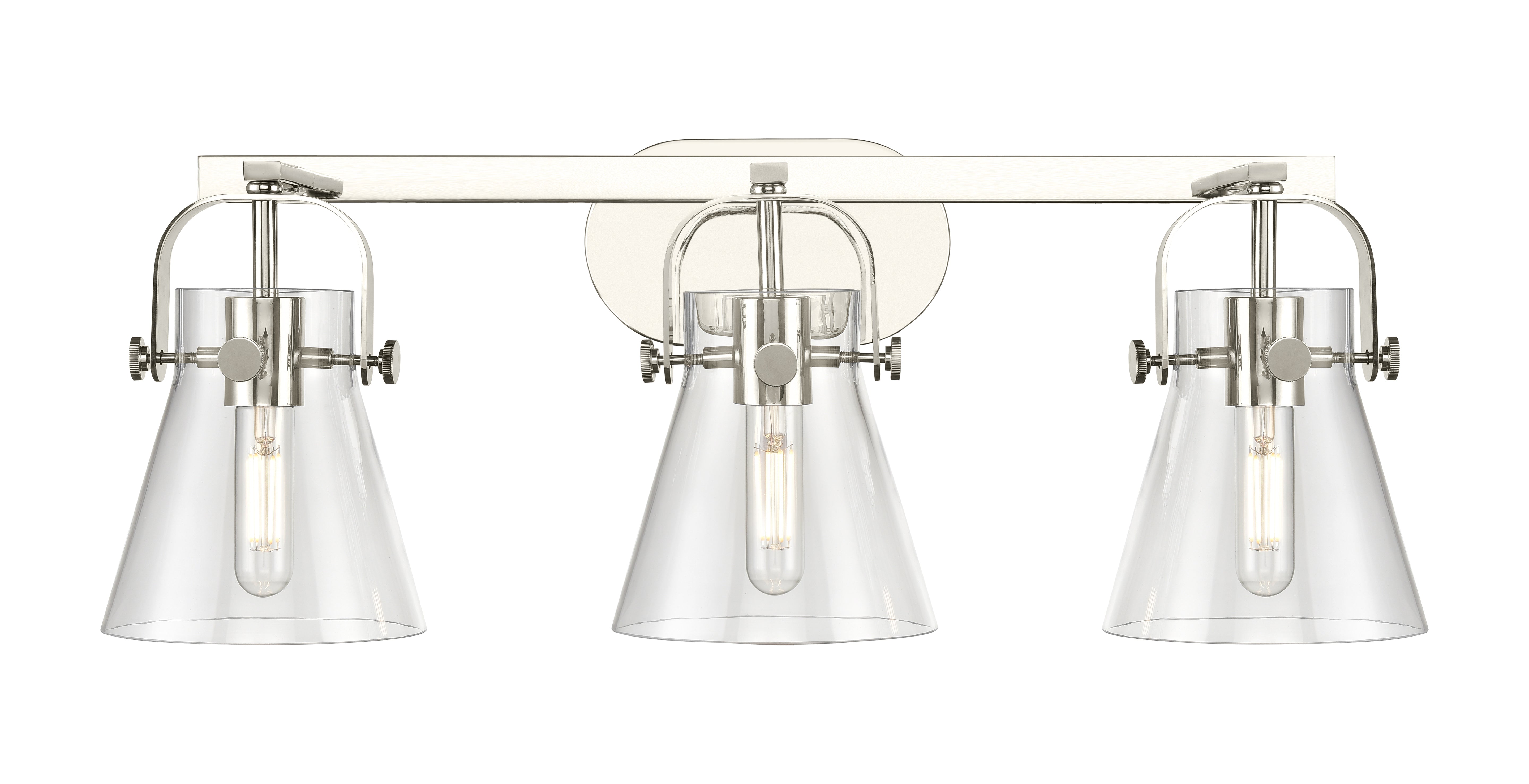 Downtown Urban Bath Vanity Steel Brass Light