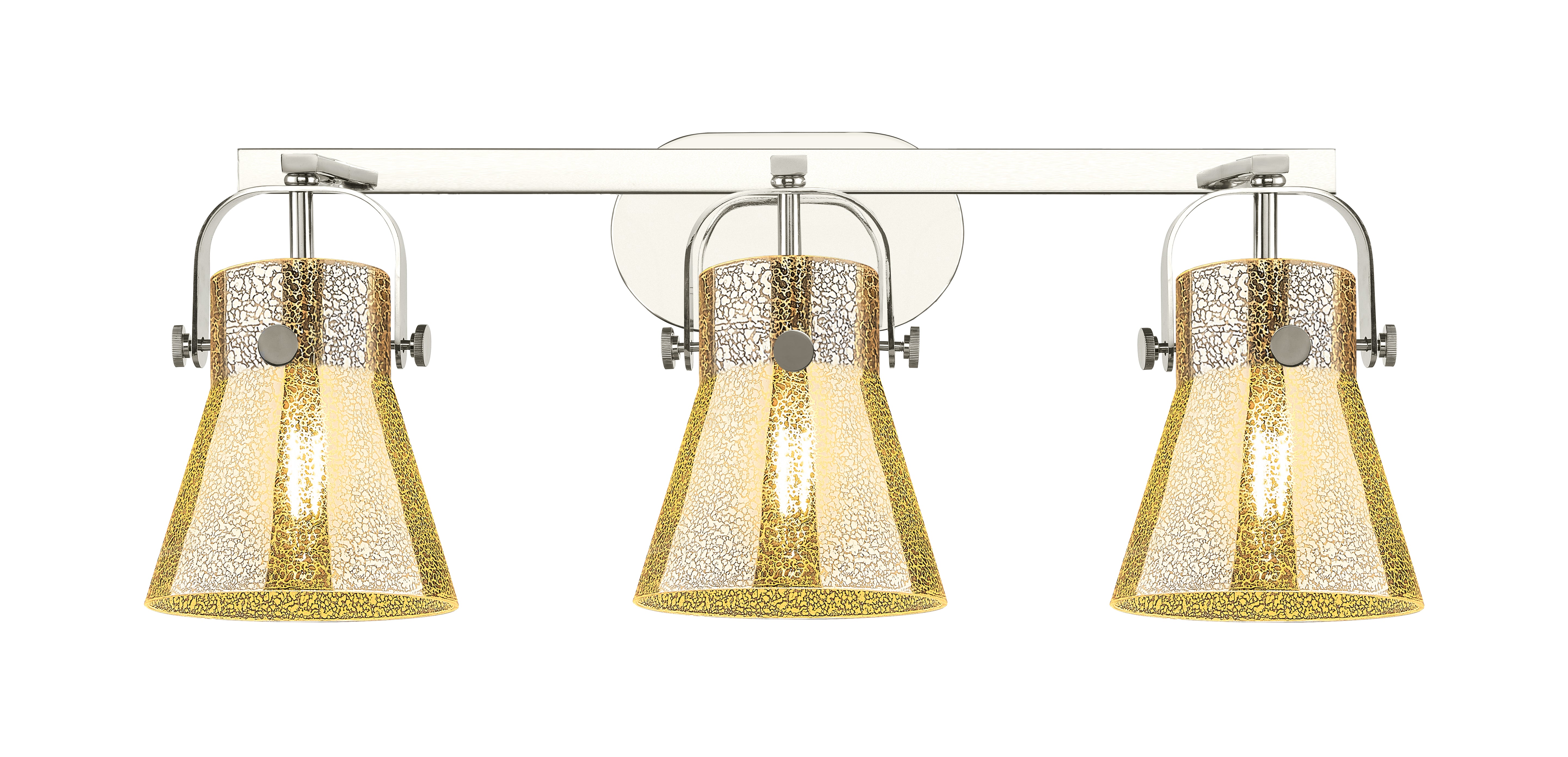 Downtown Urban Bath Vanity Steel Brass Light