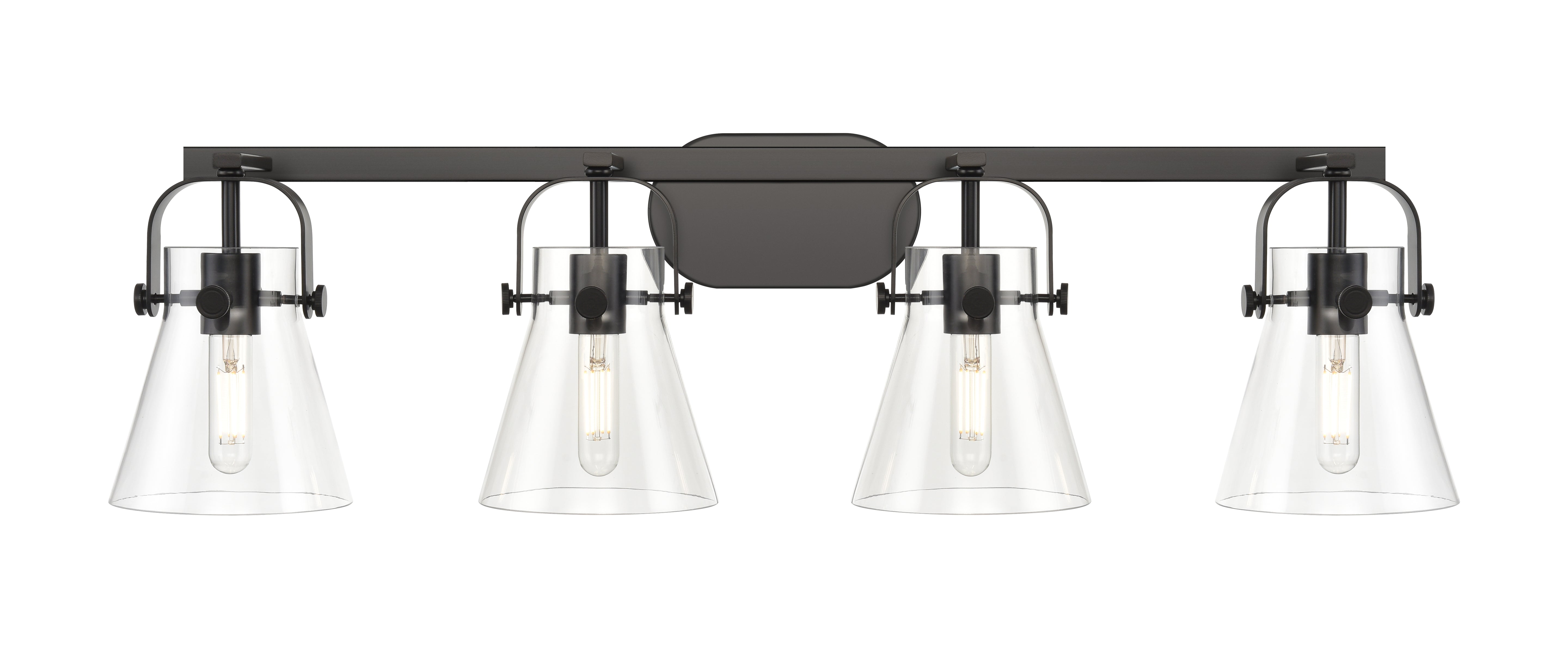Downtown Urban Bath Vanity Light Steel Glass