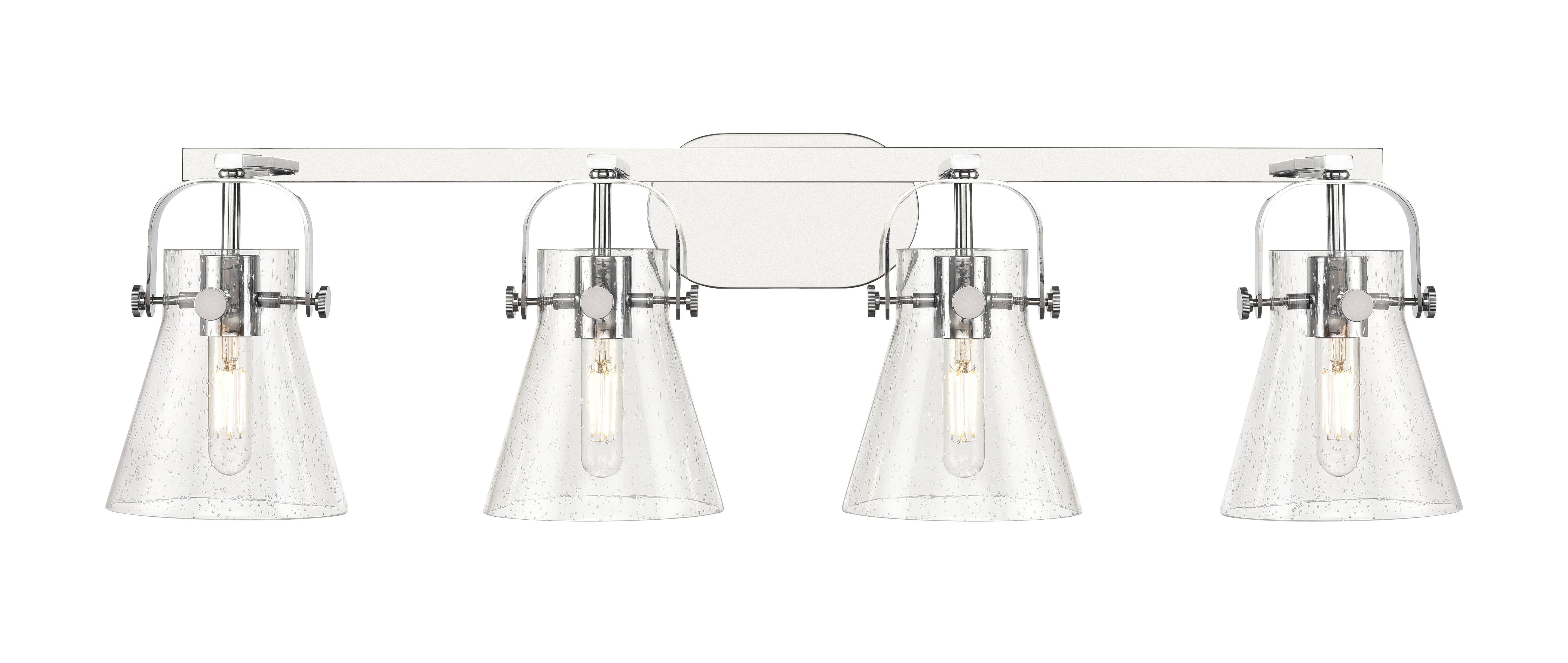 Downtown Urban Bath Vanity Light Steel Glass
