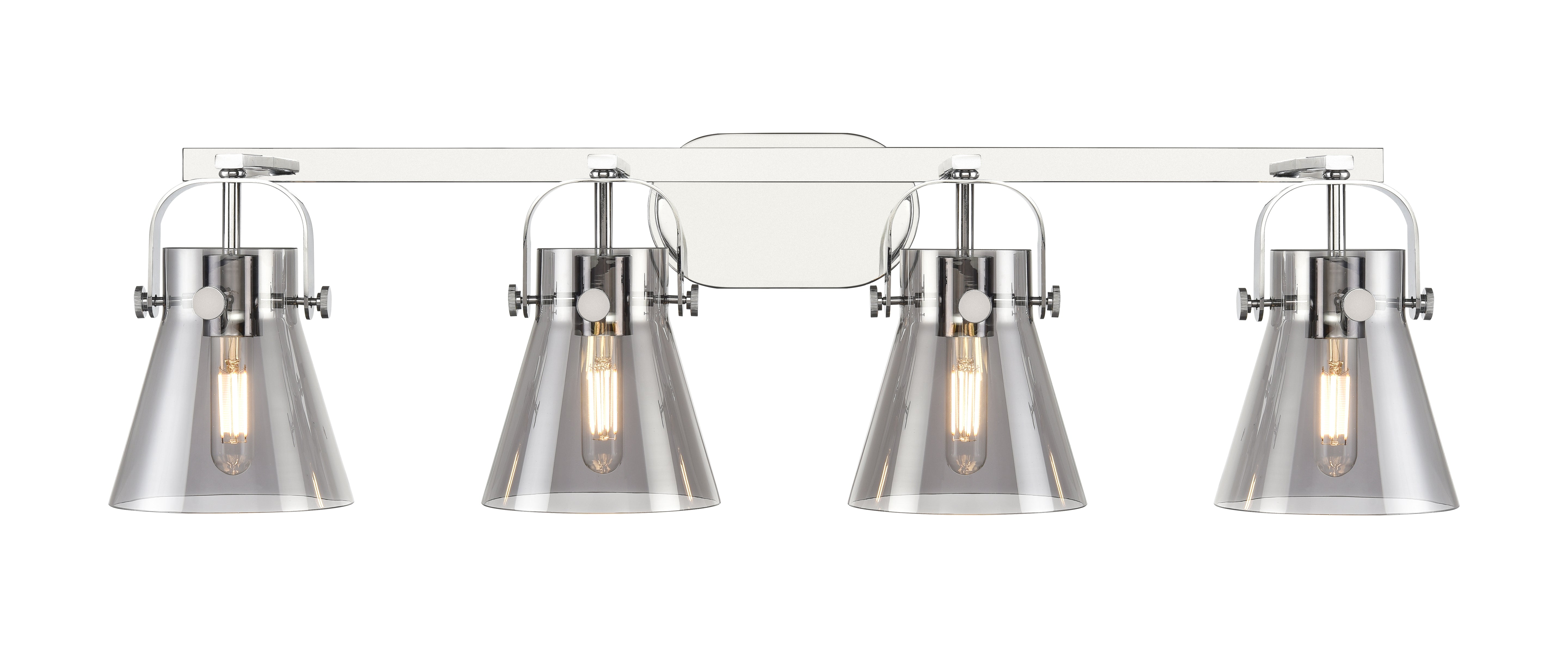 Downtown Urban Bath Vanity Light Steel Glass