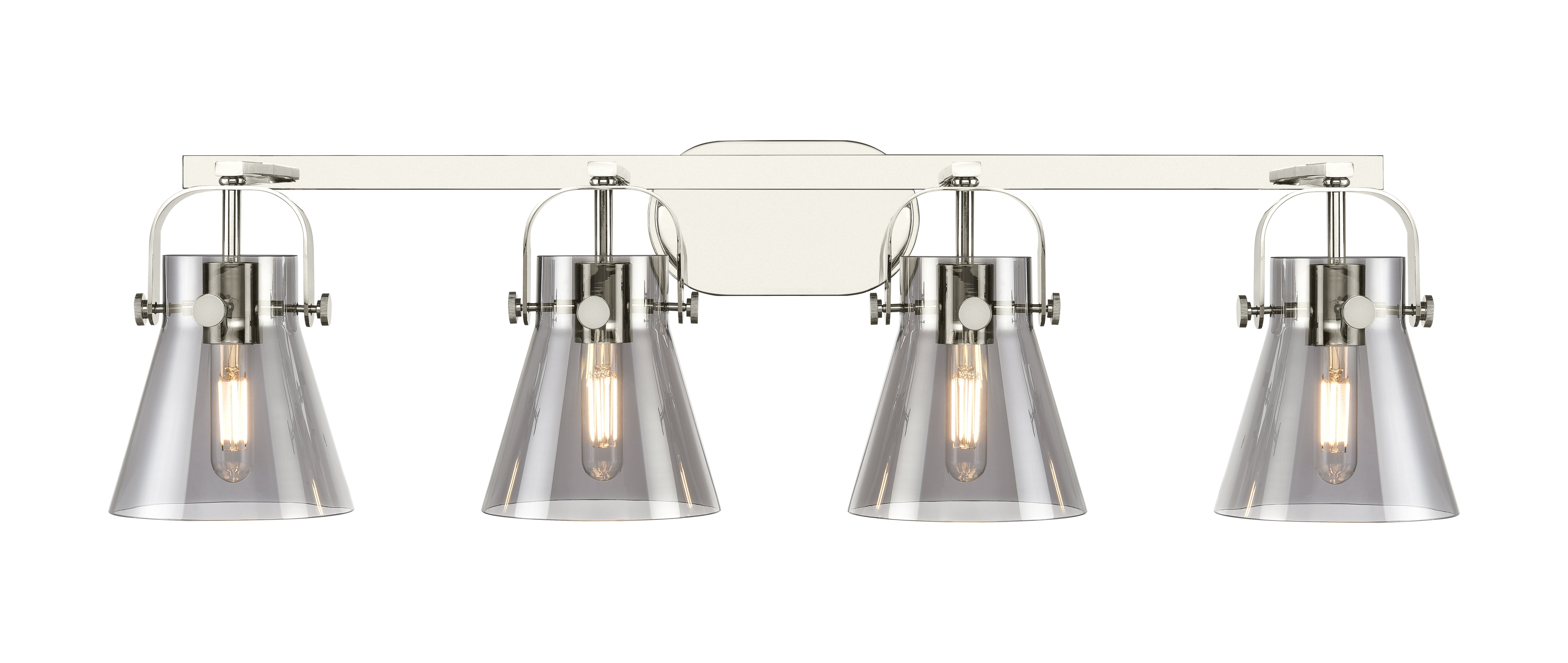 Downtown Urban Bath Vanity Light Steel Glass