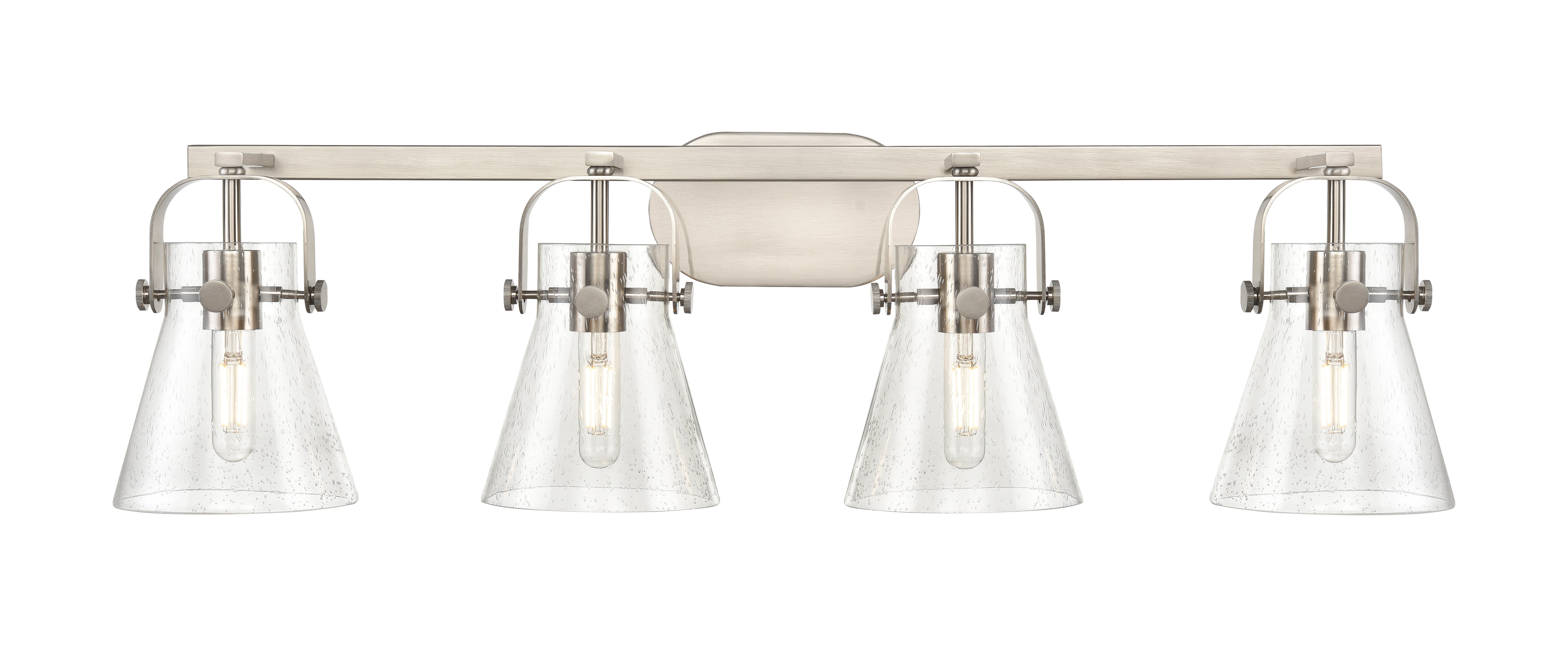 Downtown Urban Bath Vanity Light Steel Glass