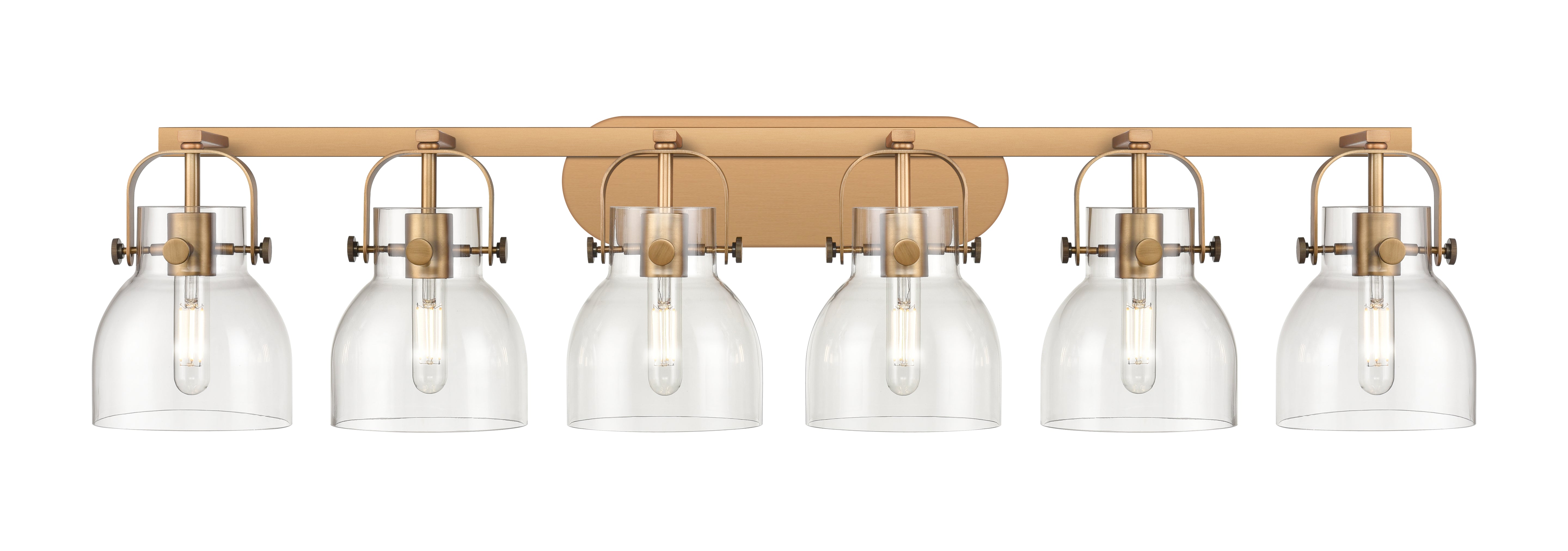 Downtown Urban Bath Vanity Light Cast Brass