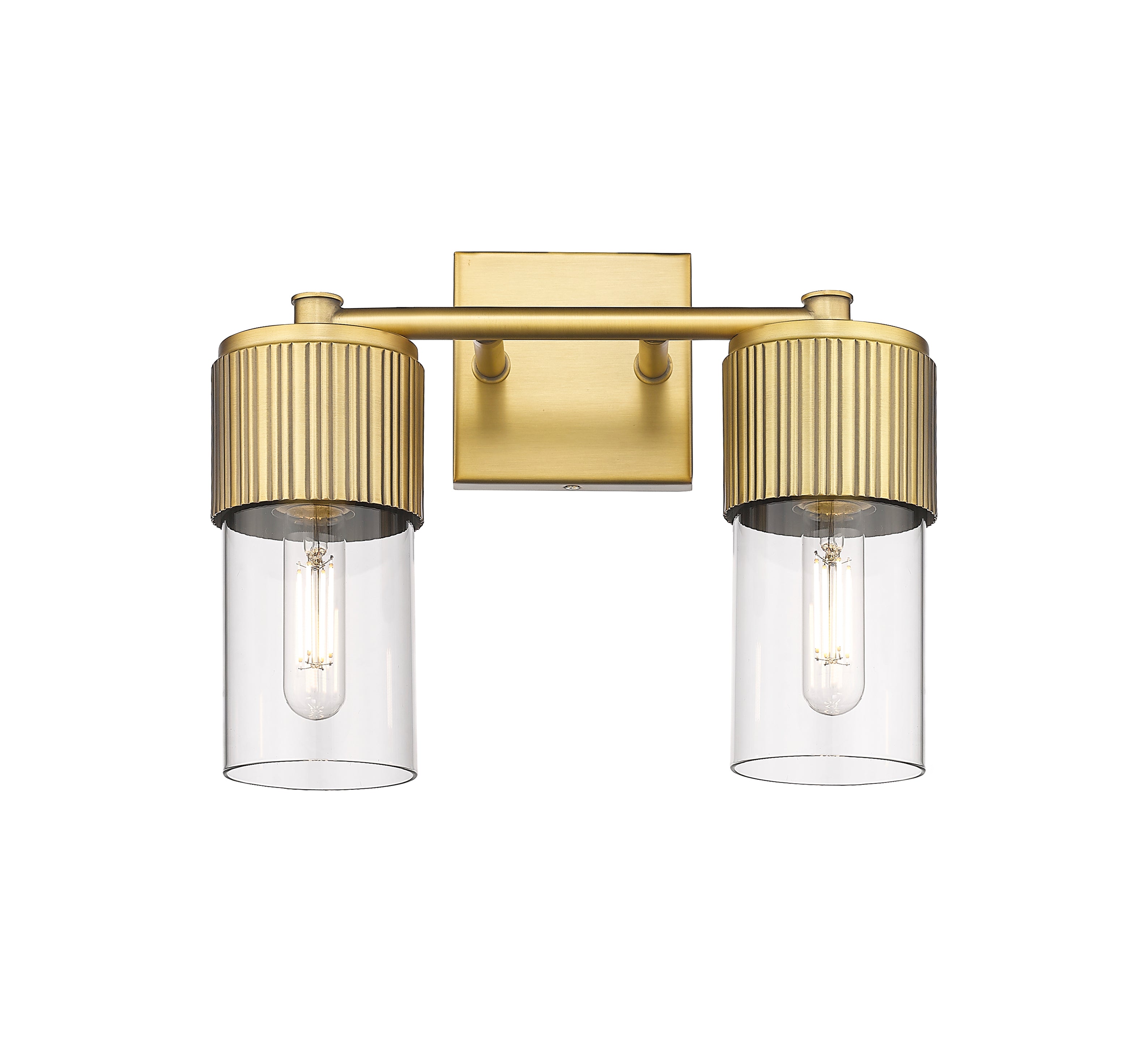 Downtown Urban Bath Vanity Light Cast Brass