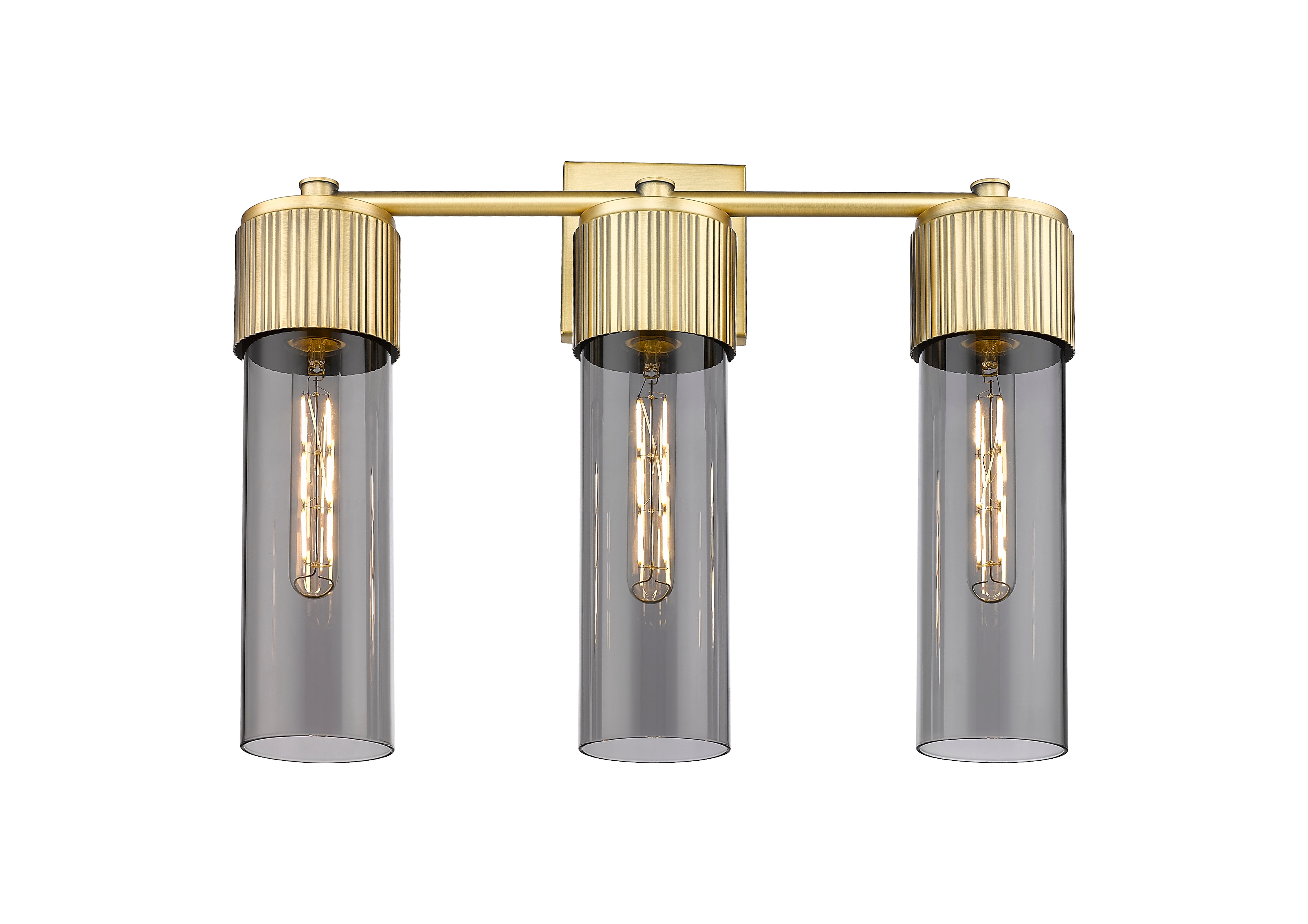 Downtown Urban Vanity Light Cast Brass