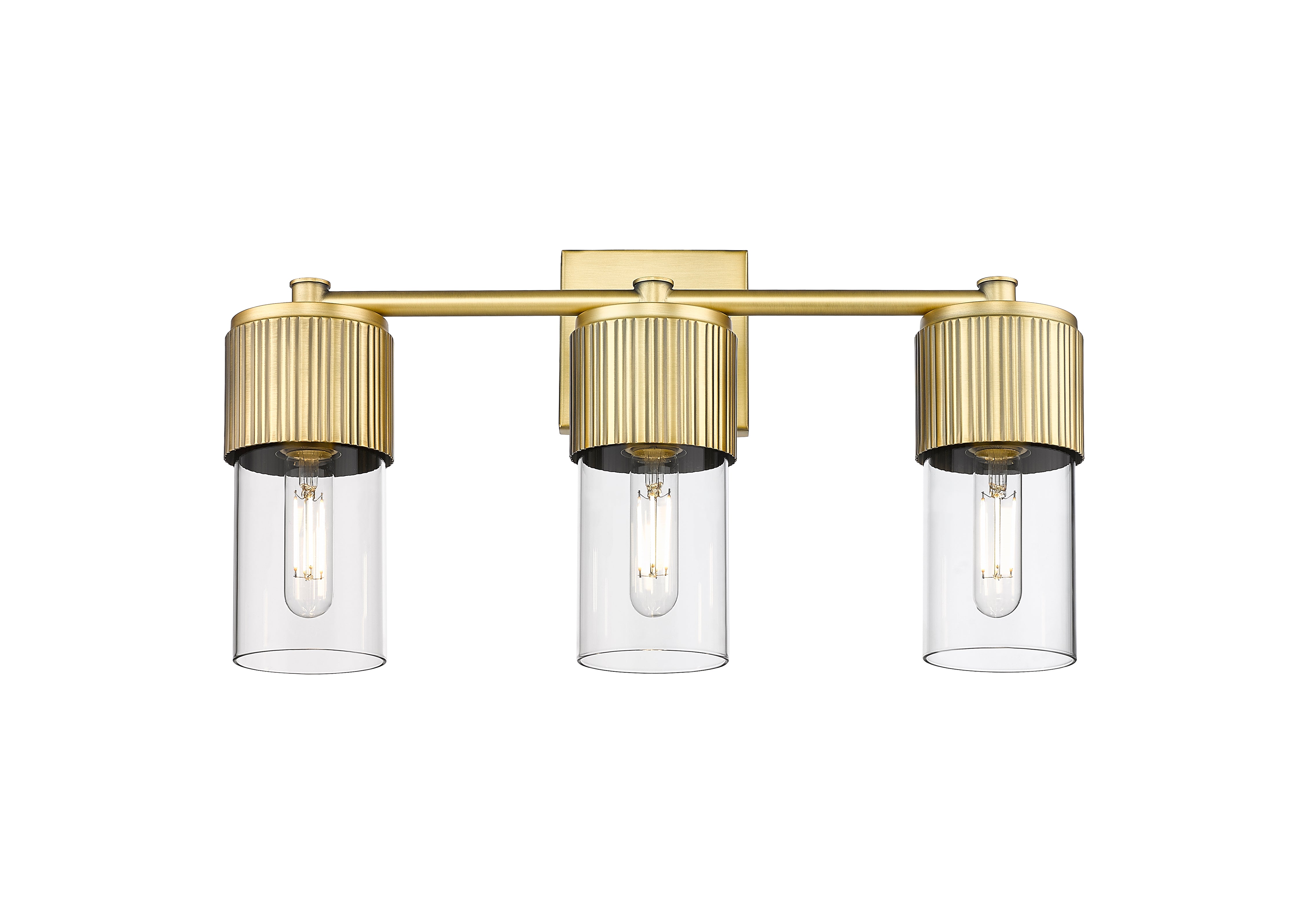 Downtown Urban Bath Vanity Light Cast Brass