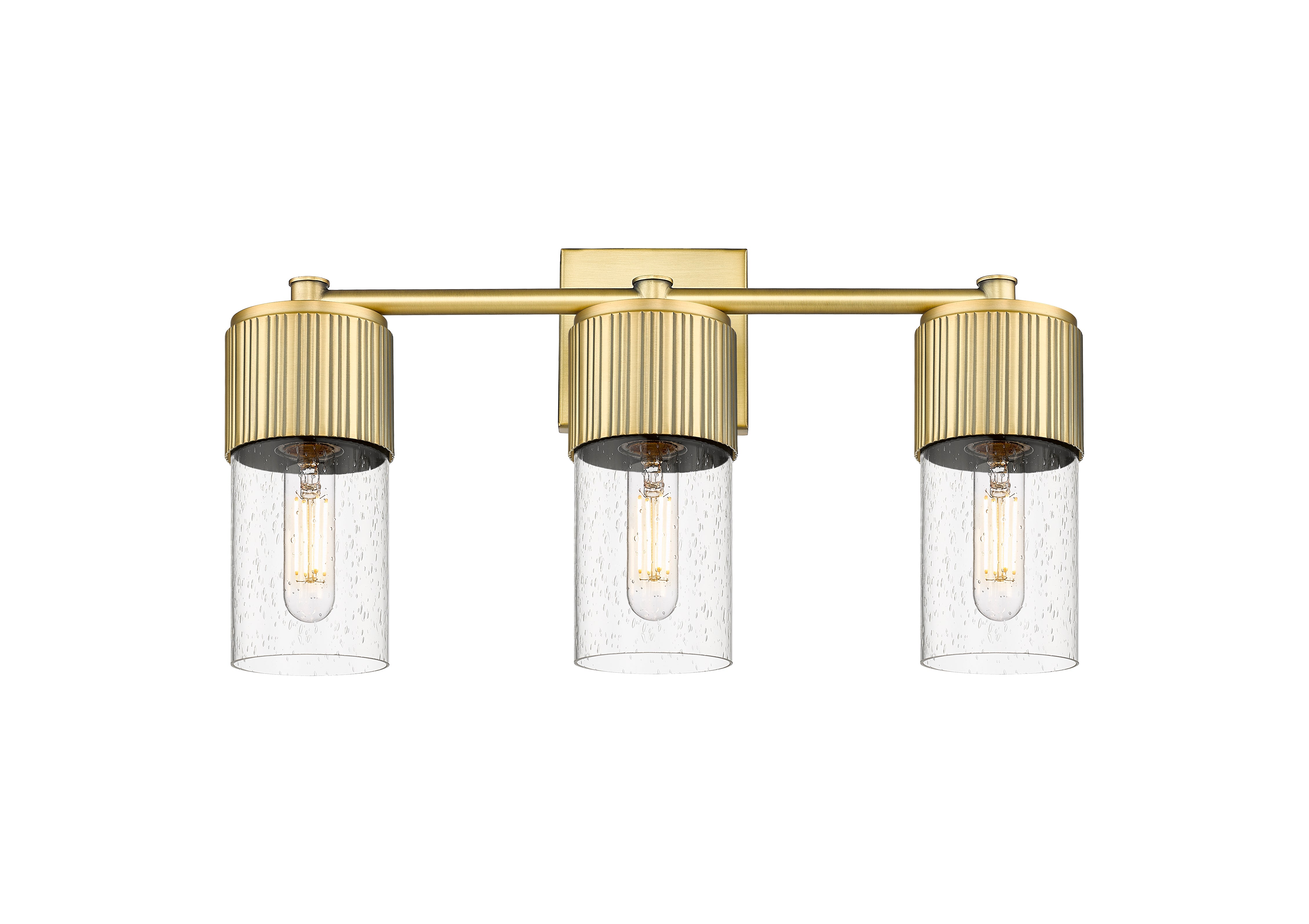 Downtown Urban Bath Vanity Light Cast Brass