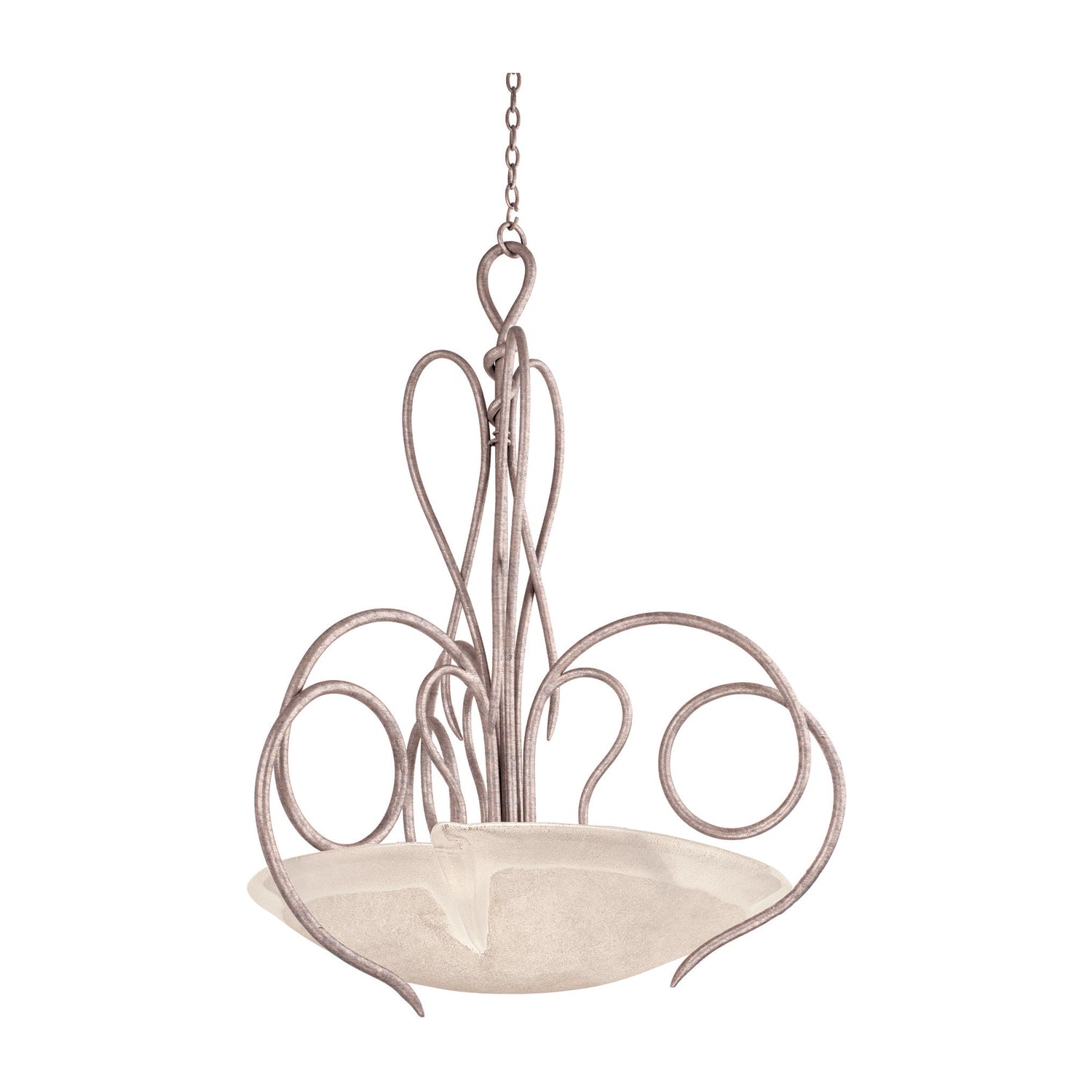 26'' Tribecca 3 Light Pearl Silver Pendant