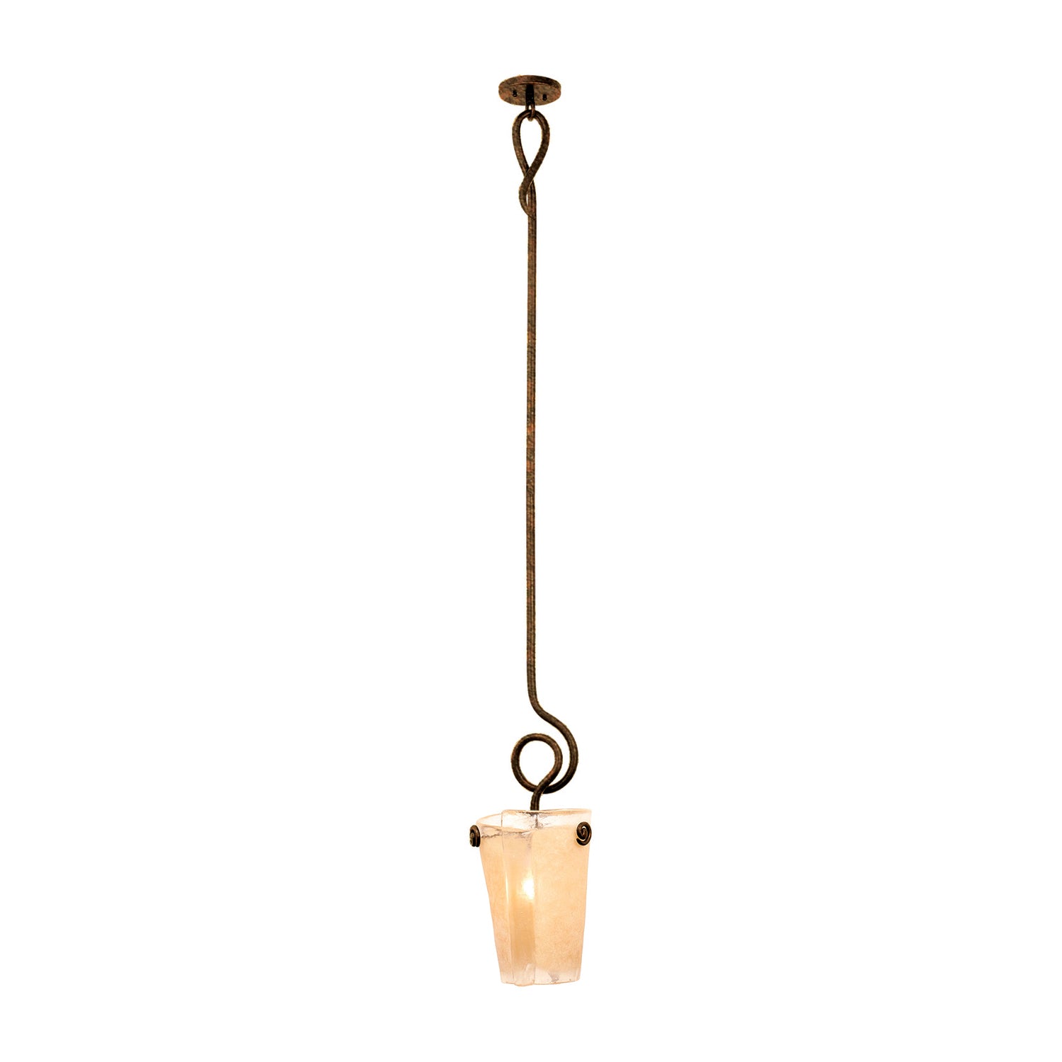 75.5'' Tribecca 1 Light Antique Copper Pendant
