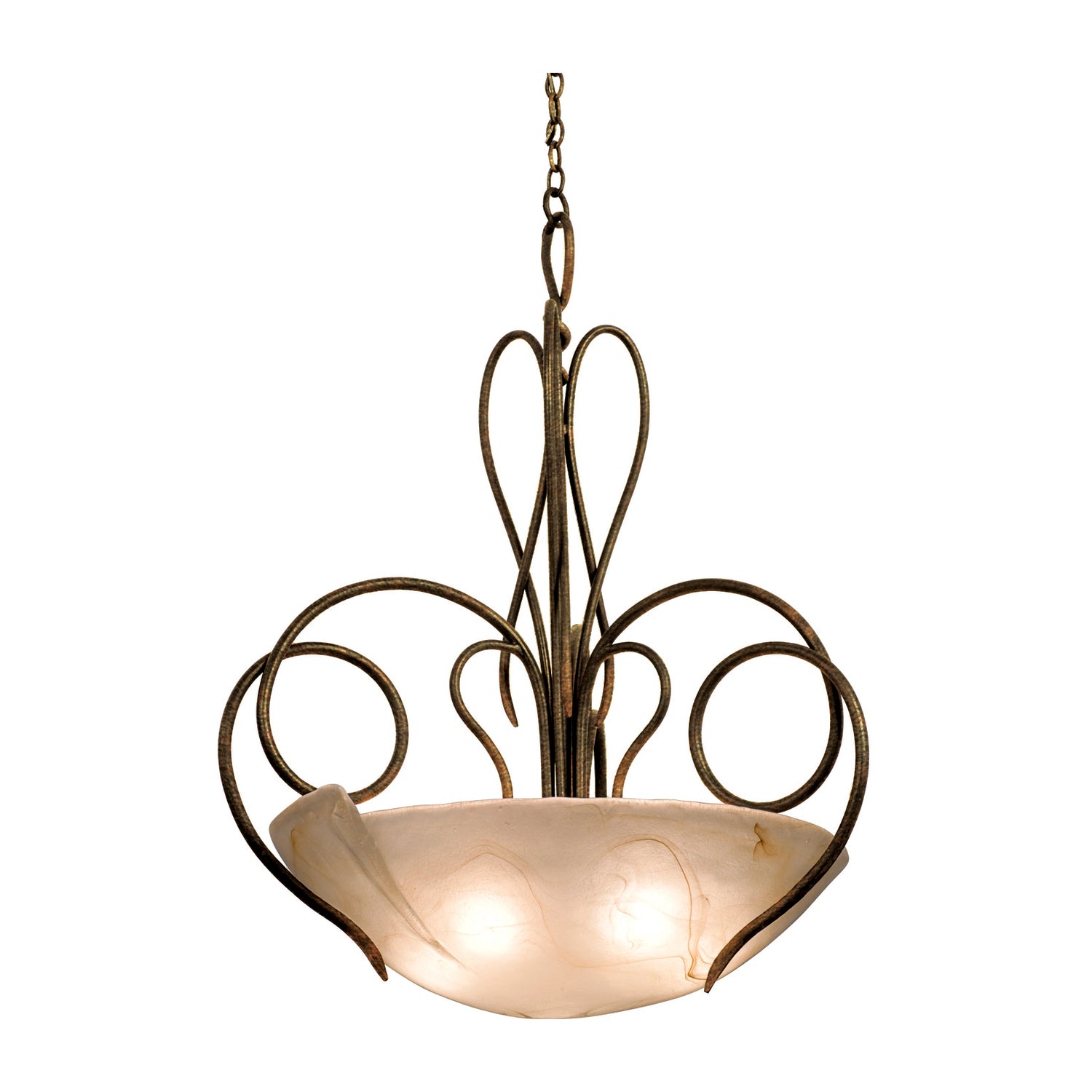 40.5'' Tribecca 5 Light Antique Copper Pendant