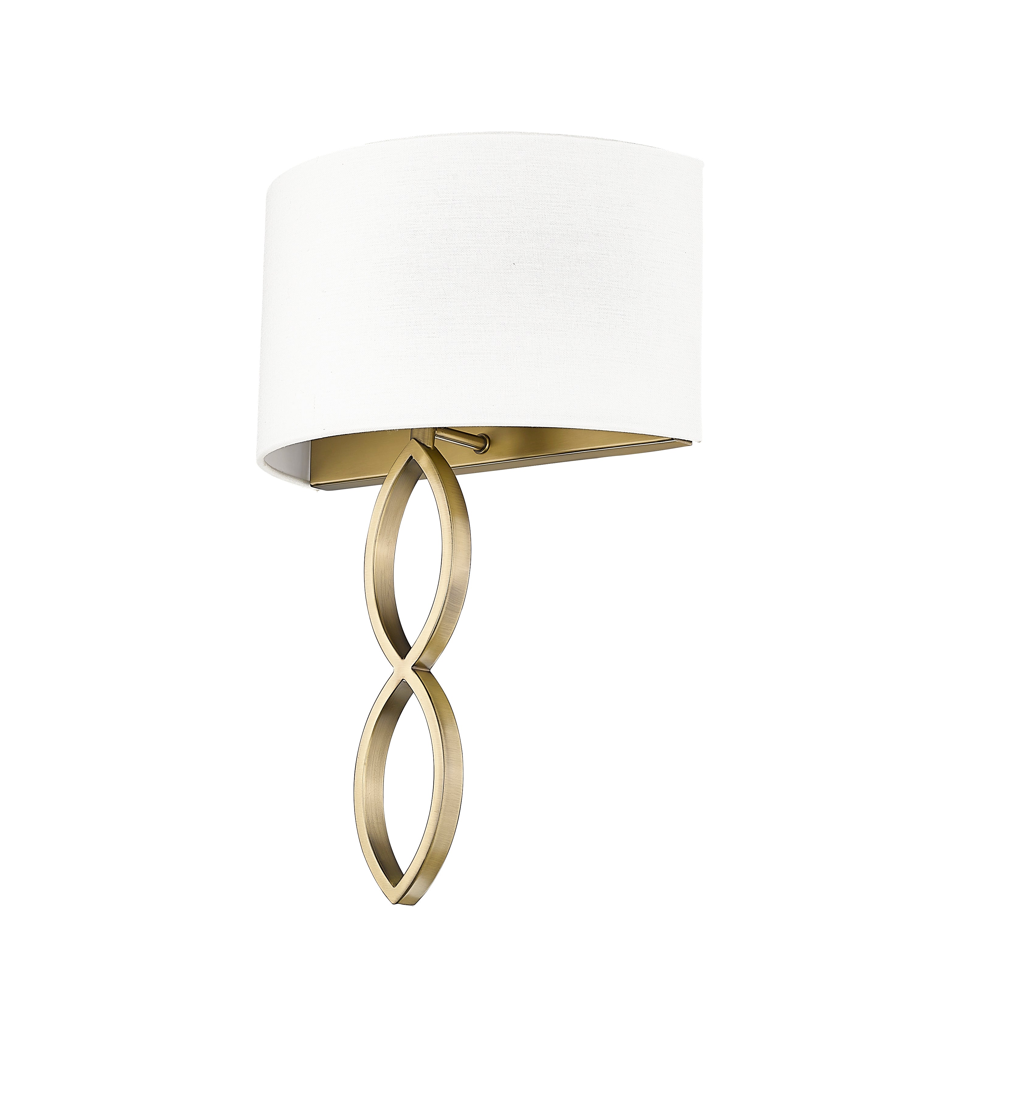 12.8'' Rylee Vintage Brass 1 Light Wall Sconce