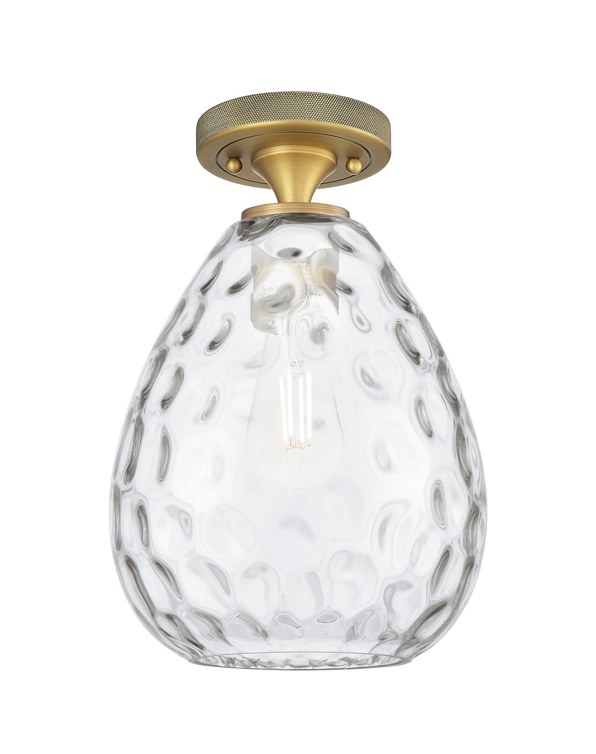 Waverly 8-Inch 1-Light Semi-Flush Mount 11.5-Inch High