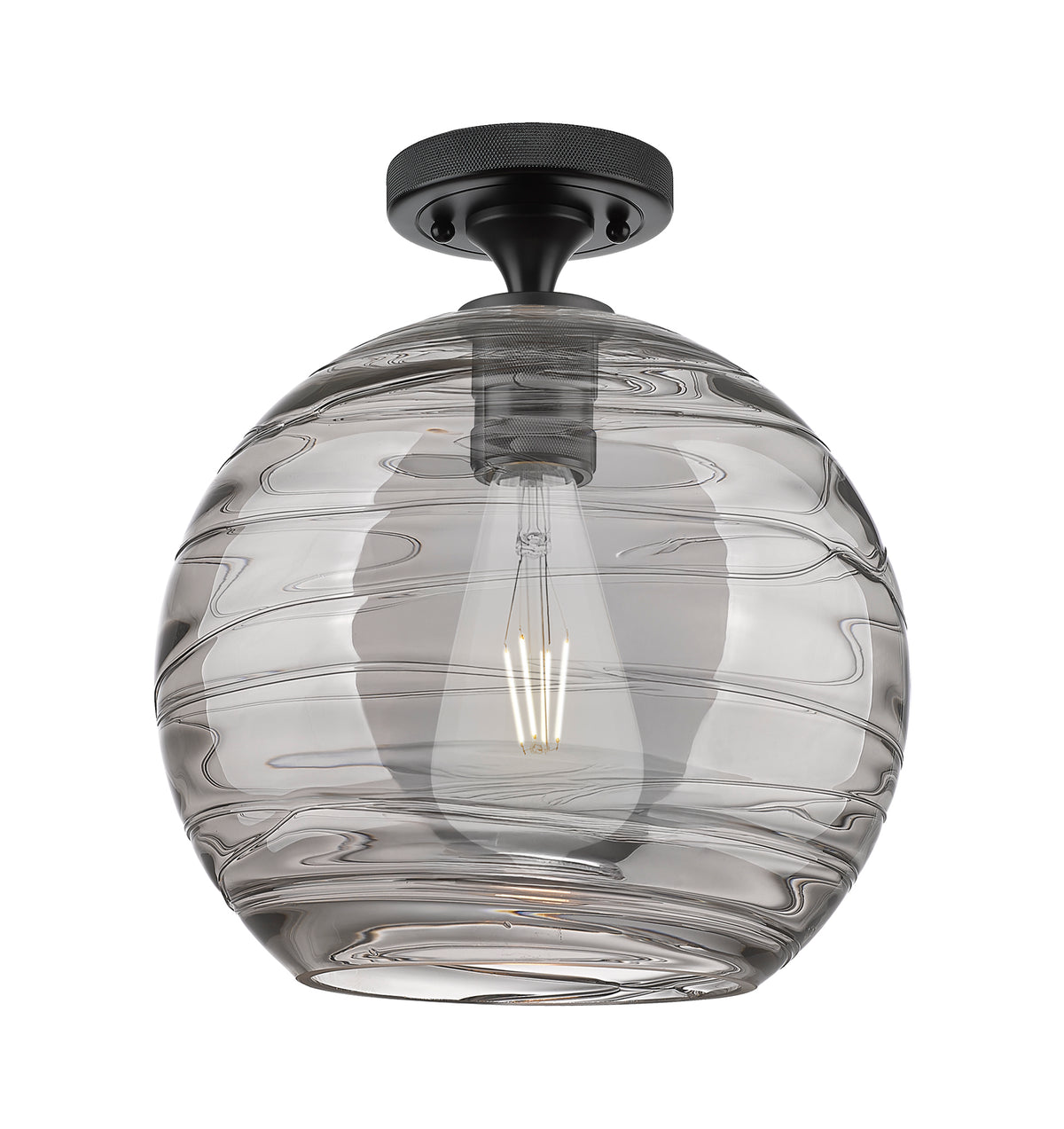 Crown Point 10-Inch 1-Light Semi-Flush Mount 11.125-Inch High