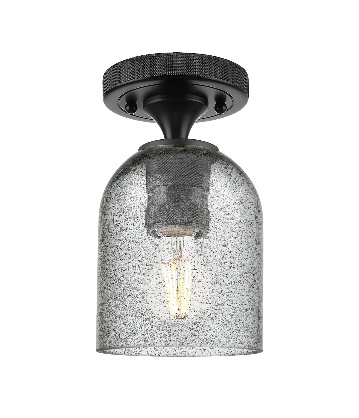 Caledonia 5-Inch 1-Light Semi-Flush Mount 8.5-Inch High