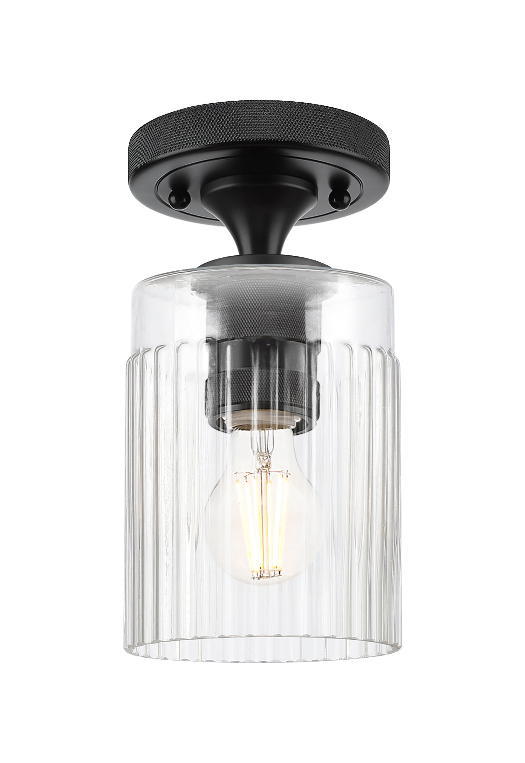 Hadley 5-Inch 1-Light Semi-Flush Mount 8.5-Inch High