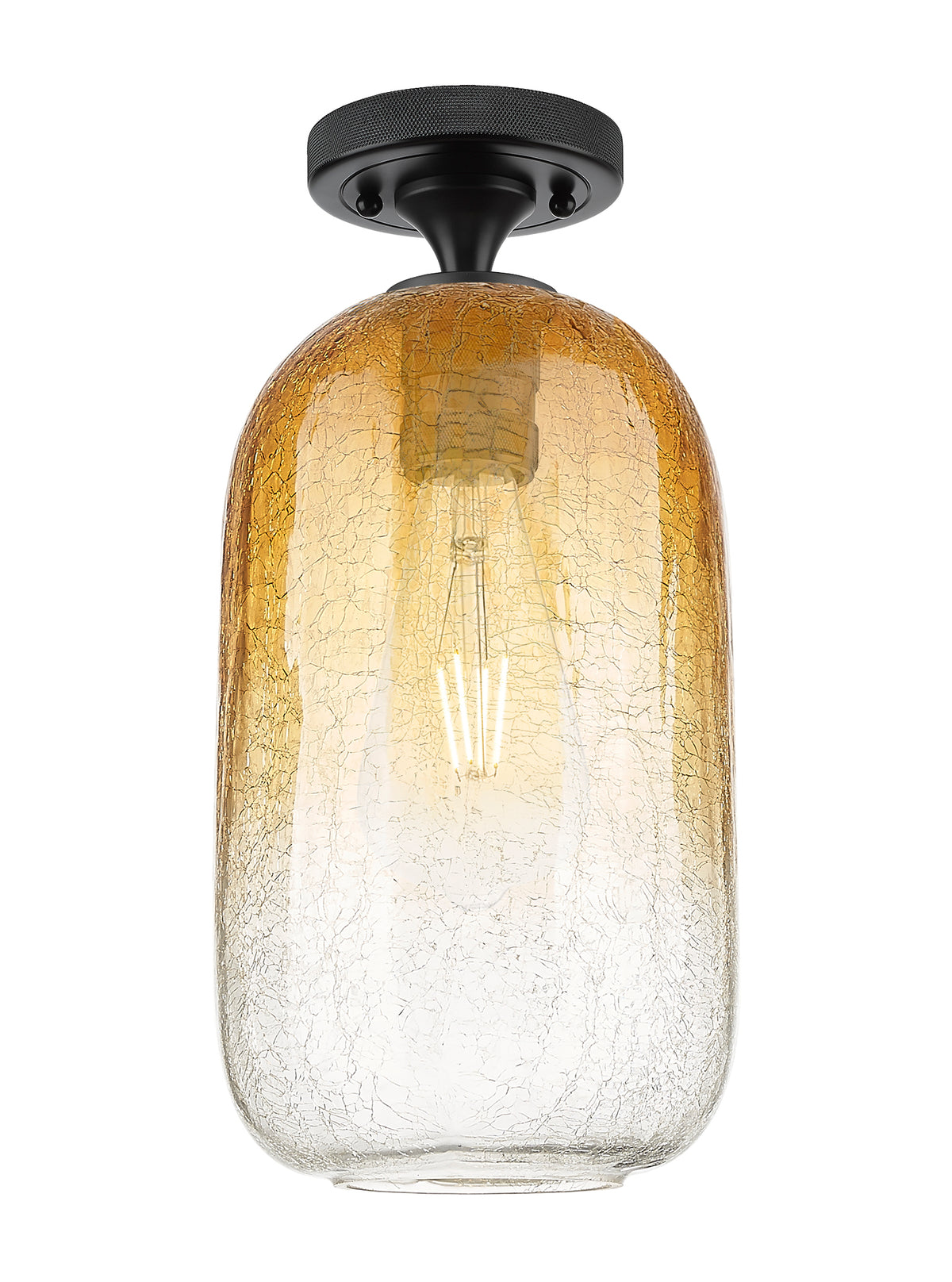 Brookhaven Cloche 7-Inch 1-Light Semi-Flush Mount