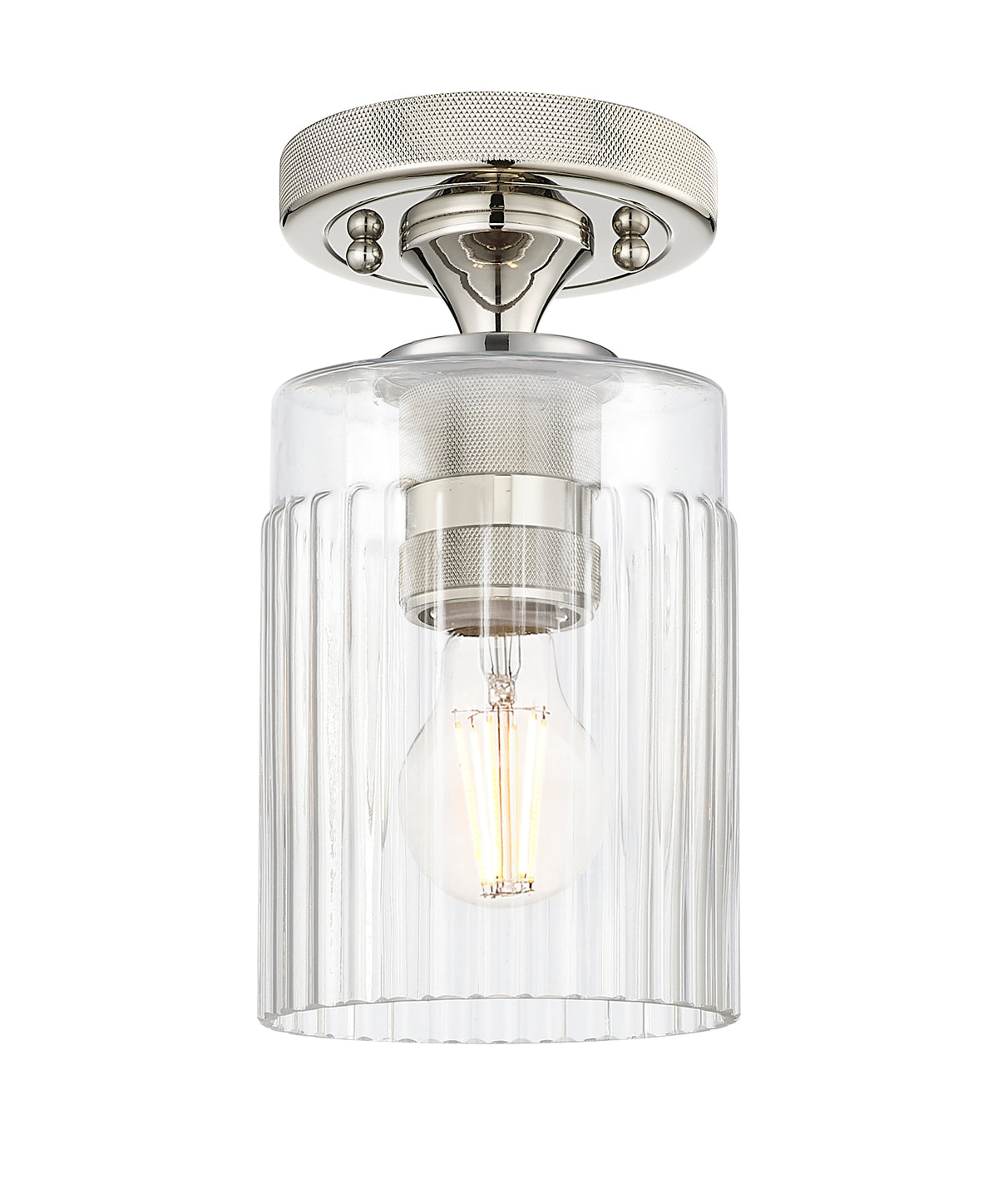 Hadley 5-Inch 1-Light Semi-Flush Mount 8.5-Inch High