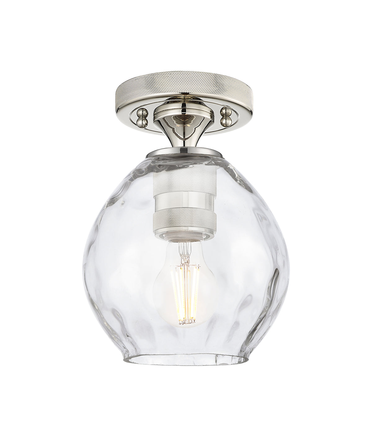Waverly 6-Inch 1-Light Semi-Flush Mount 8.25-Inch High