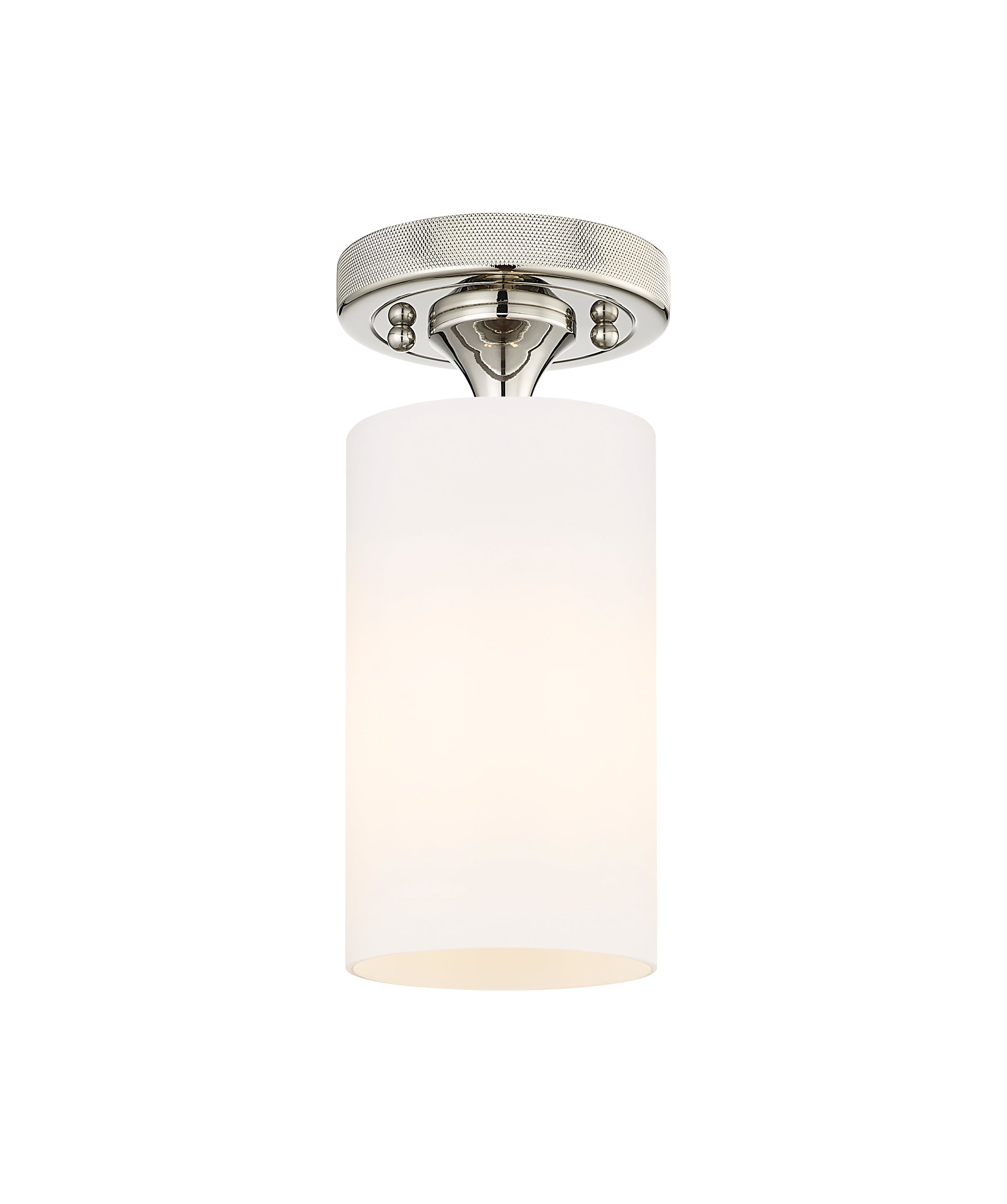 Downtown Flush Mount Satin Nickel Finish