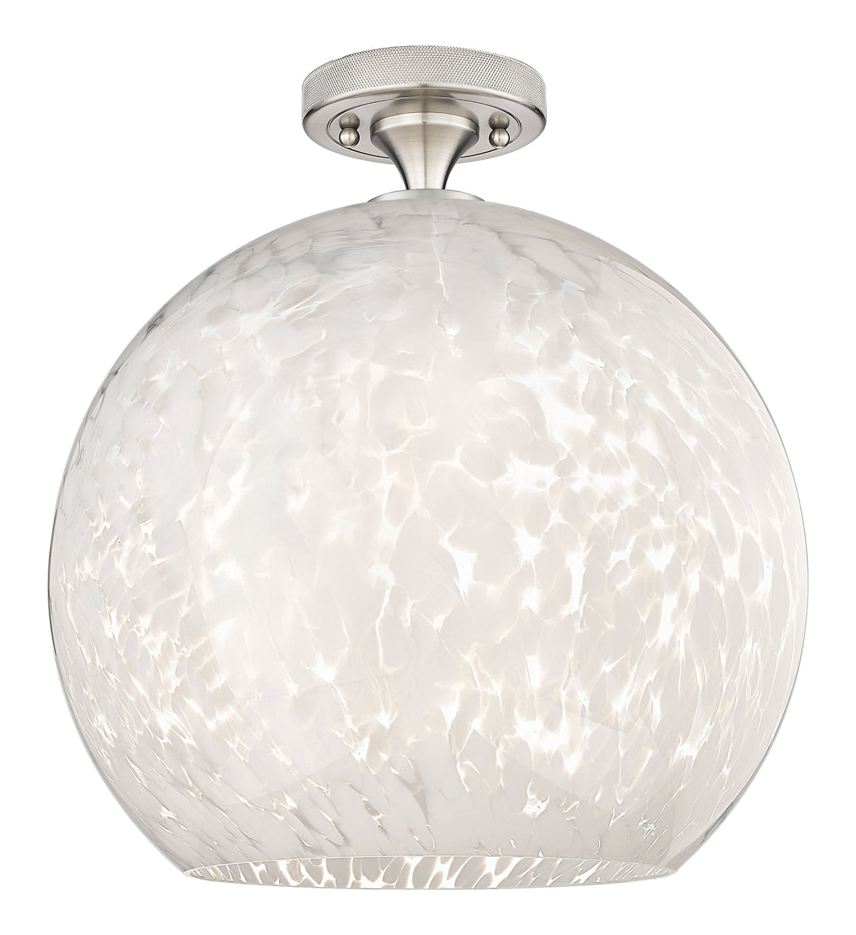 14-Inch 1-Light Semi-Flush Mount 14.5-Inch High